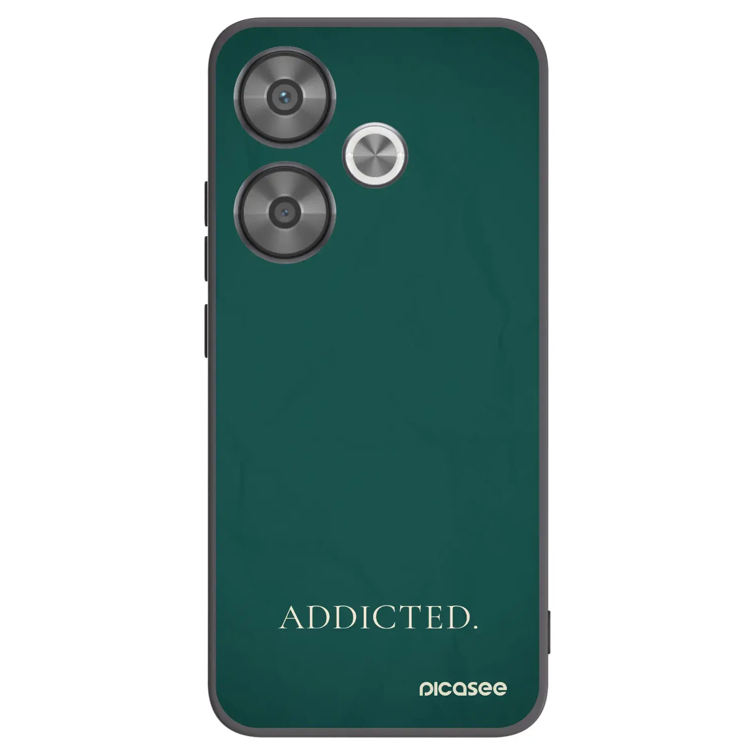 Silikonový černý obal pro Xiaomi Poco F6 - Addicted