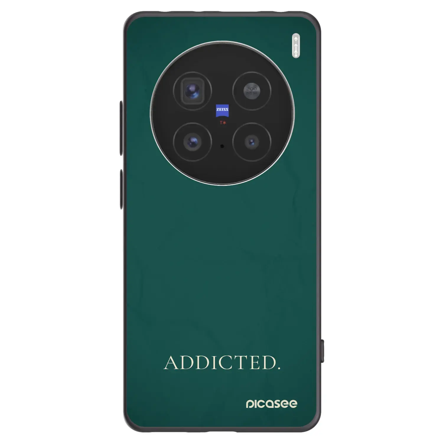 Silikonový černý obal pro Vivo X200 Pro - Addicted