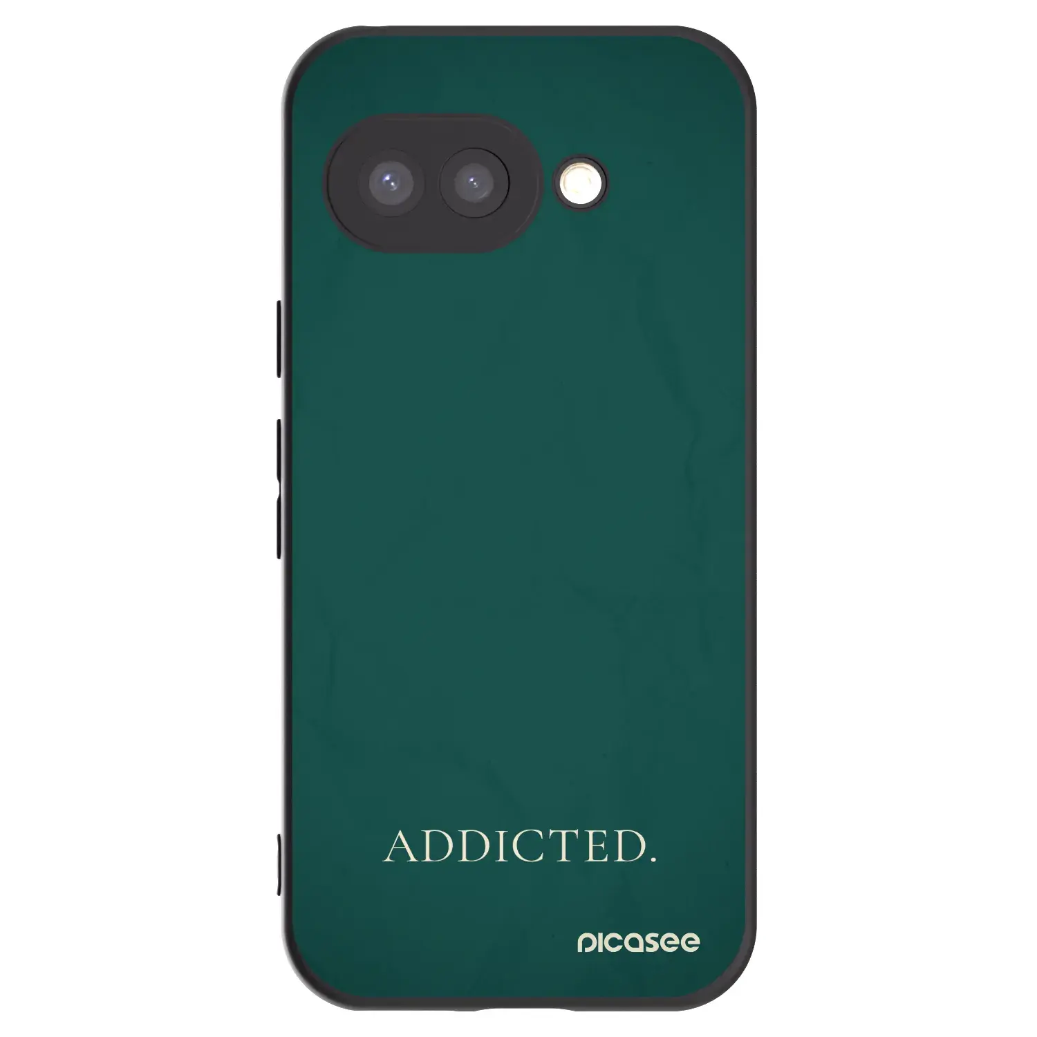 Silikonový černý obal pro Google Pixel 9a - Addicted