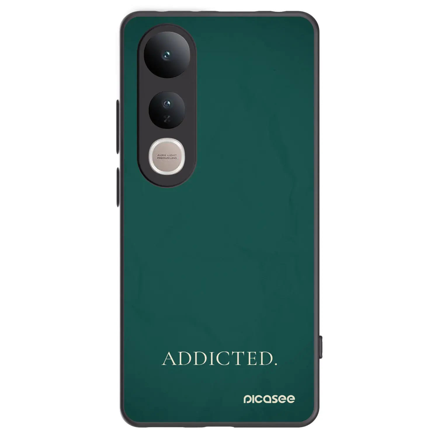 Silikonový černý obal pro Vivo V50 Lite 5G - Addicted