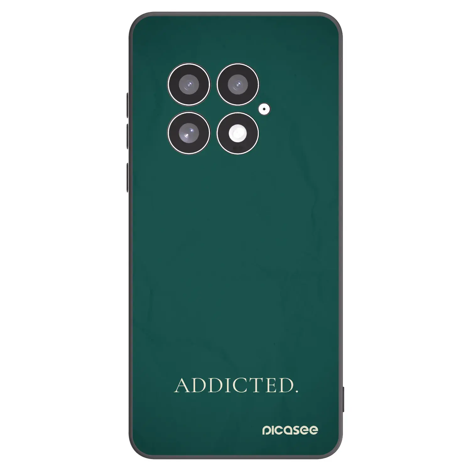 Silikonový černý obal pro OnePlus 13 5G - Addicted