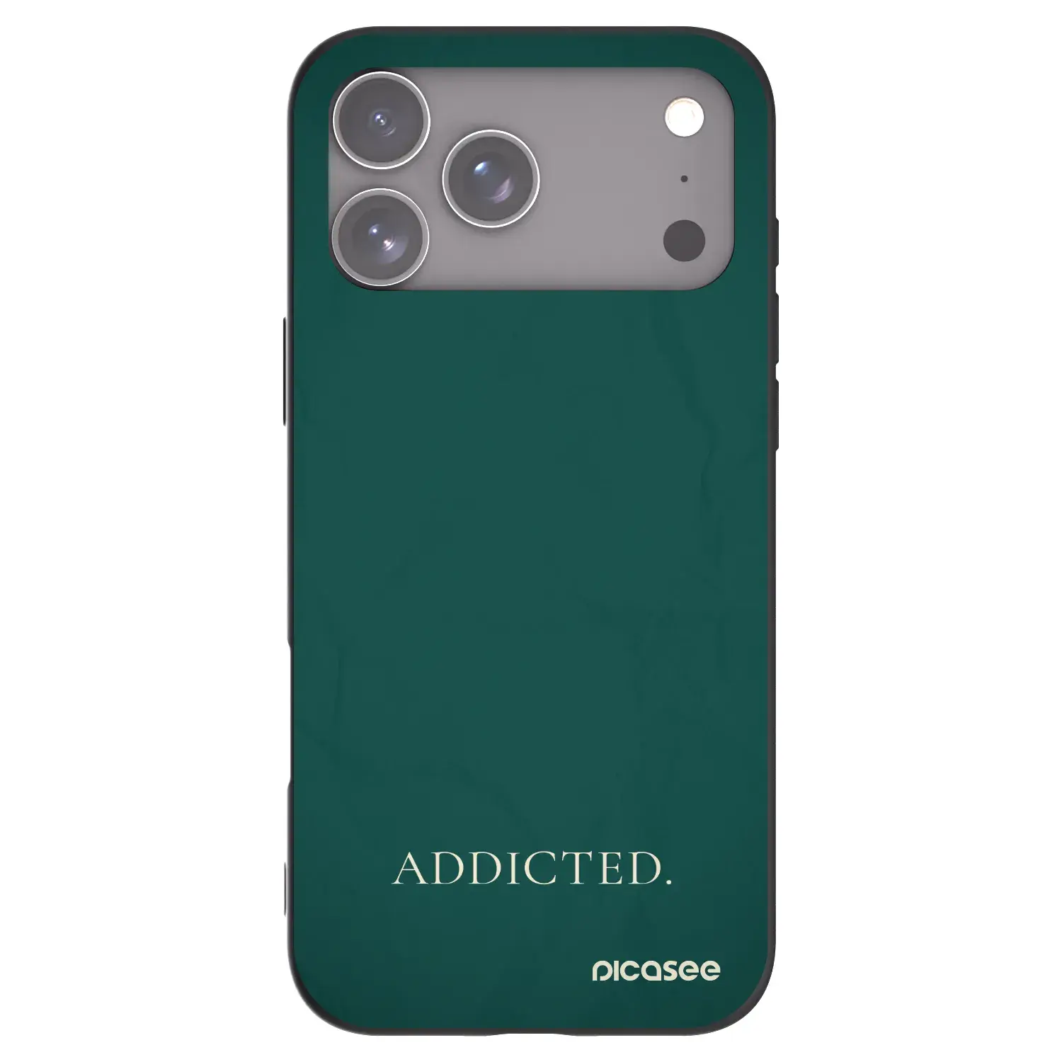 Silikonový černý obal pro Apple iPhone 17 Pro Max - Addicted