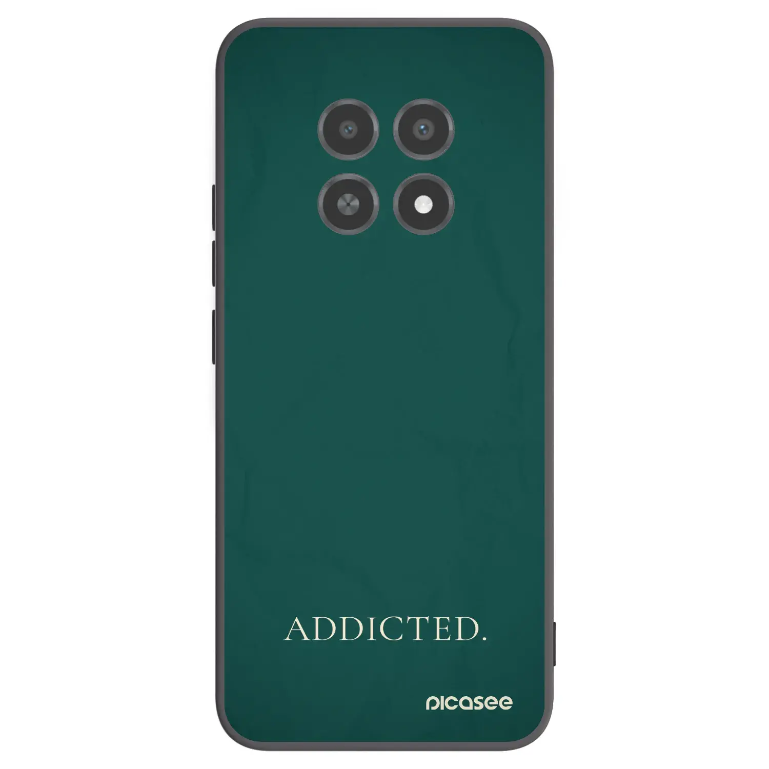 Silikonový černý obal pro Realme 12X - Addicted