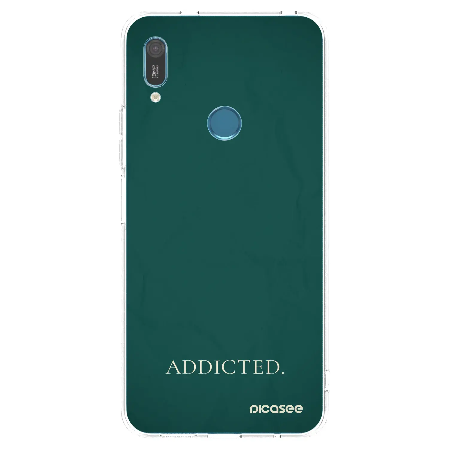 Silikonový průhledný obal pro Huawei Y6 2019 - Addicted