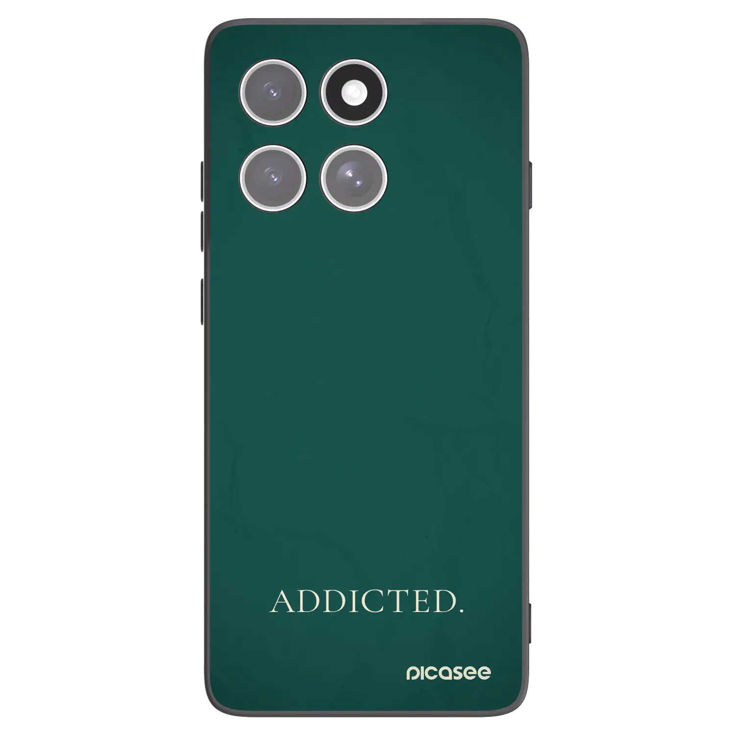 Silikonový černý obal pro Motorola Edge 60 Pro - Addicted