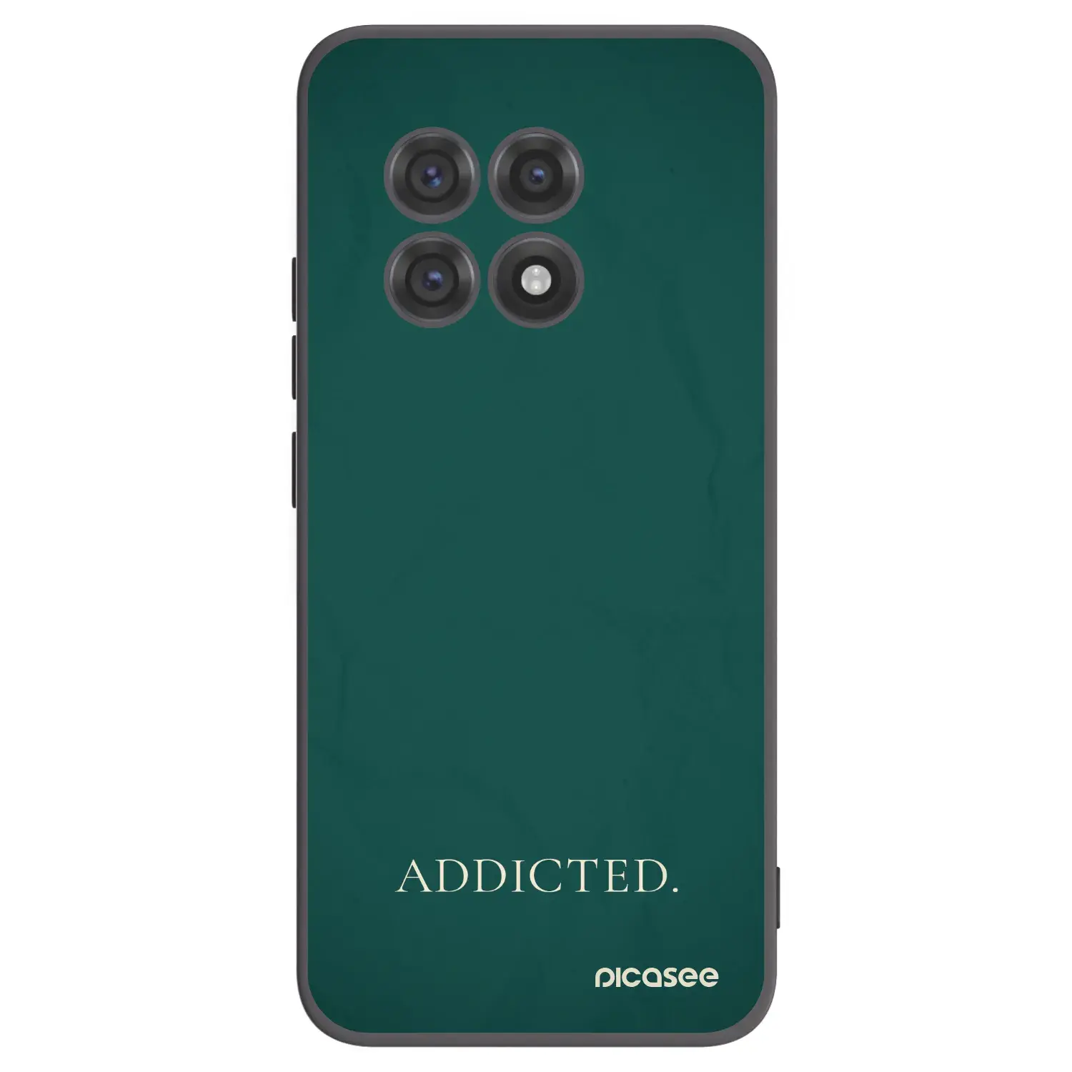 Silikonový černý obal pro OnePlus 13R 5G - Addicted