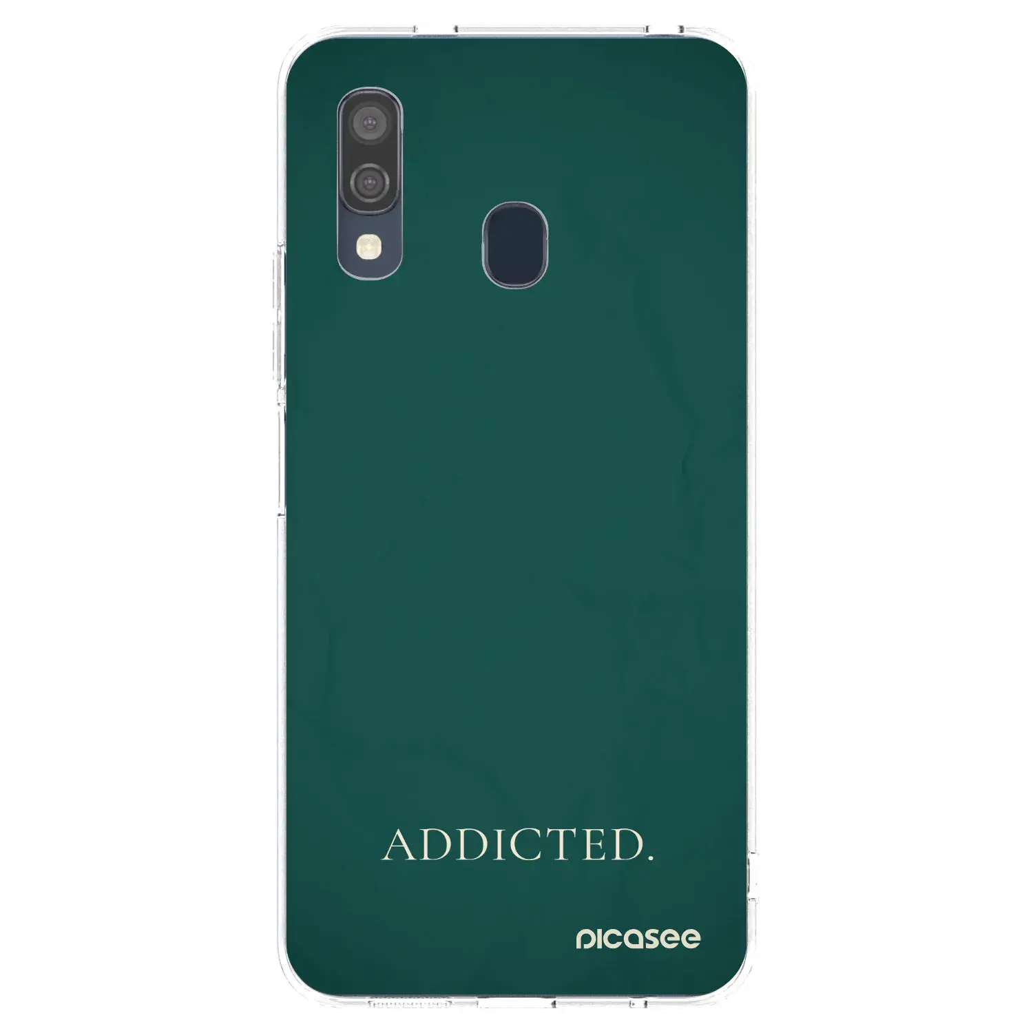 Silikonový průhledný obal pro Samsung Galaxy A40 A405F - Addicted