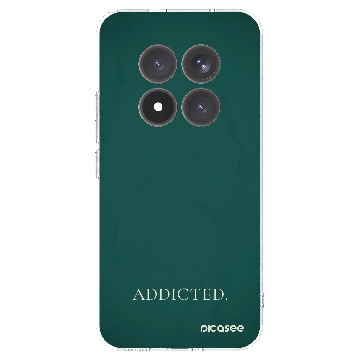 Silikonový průhledný obal pro Xiaomi Redmi Note 15 Pro+ - Addicted