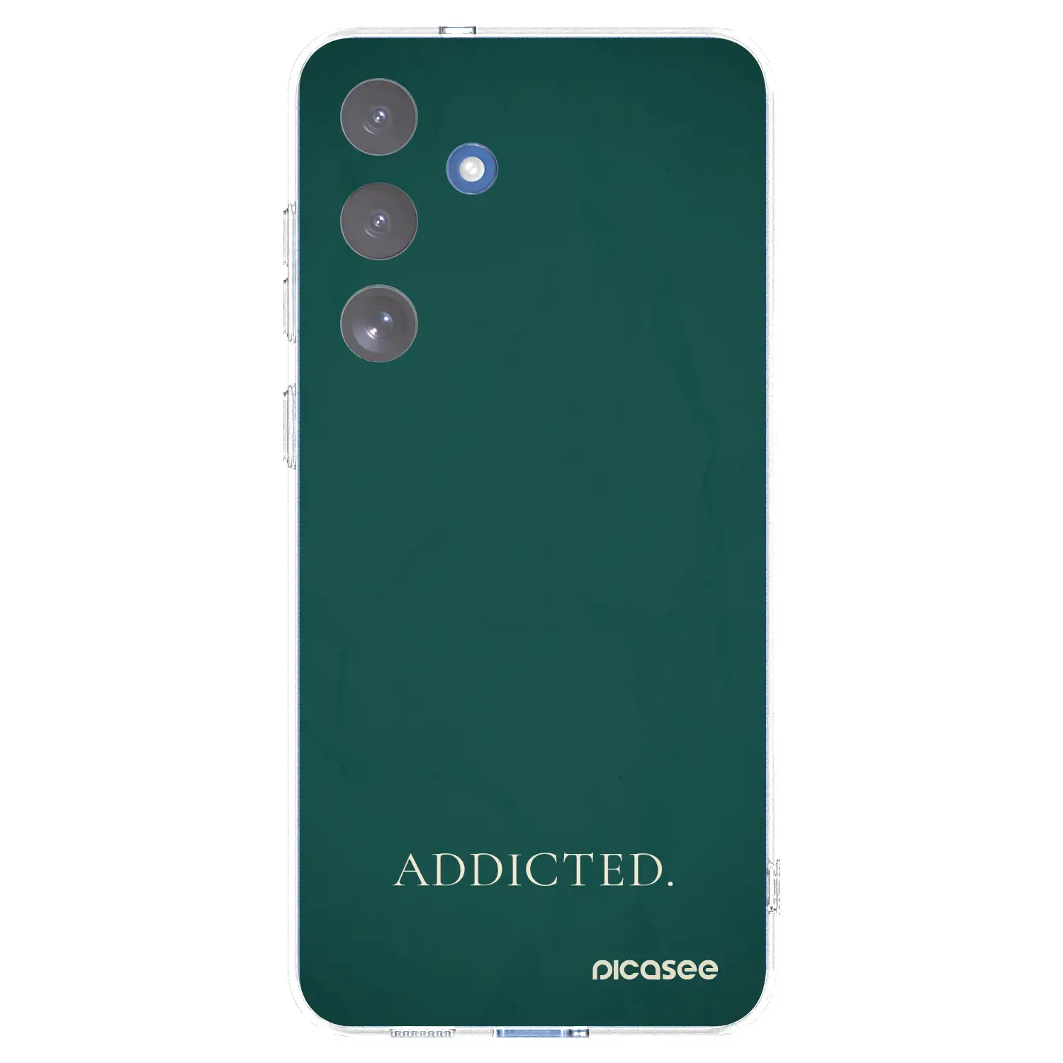 Silikonový průhledný obal pro Samsung Galaxy S25 FE 5G - Addicted