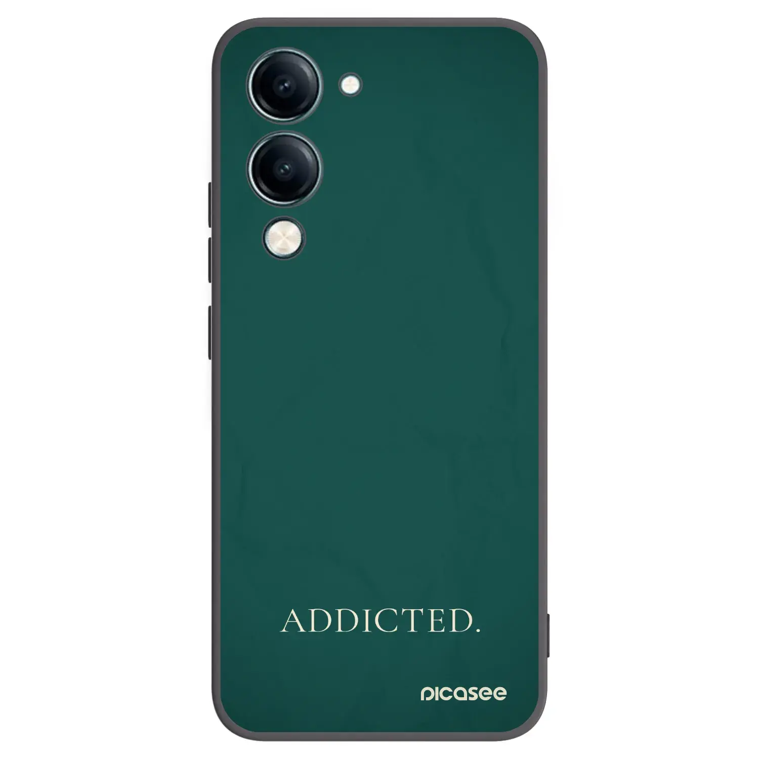 Silikonový černý obal pro Vivo Y29s 5G - Addicted