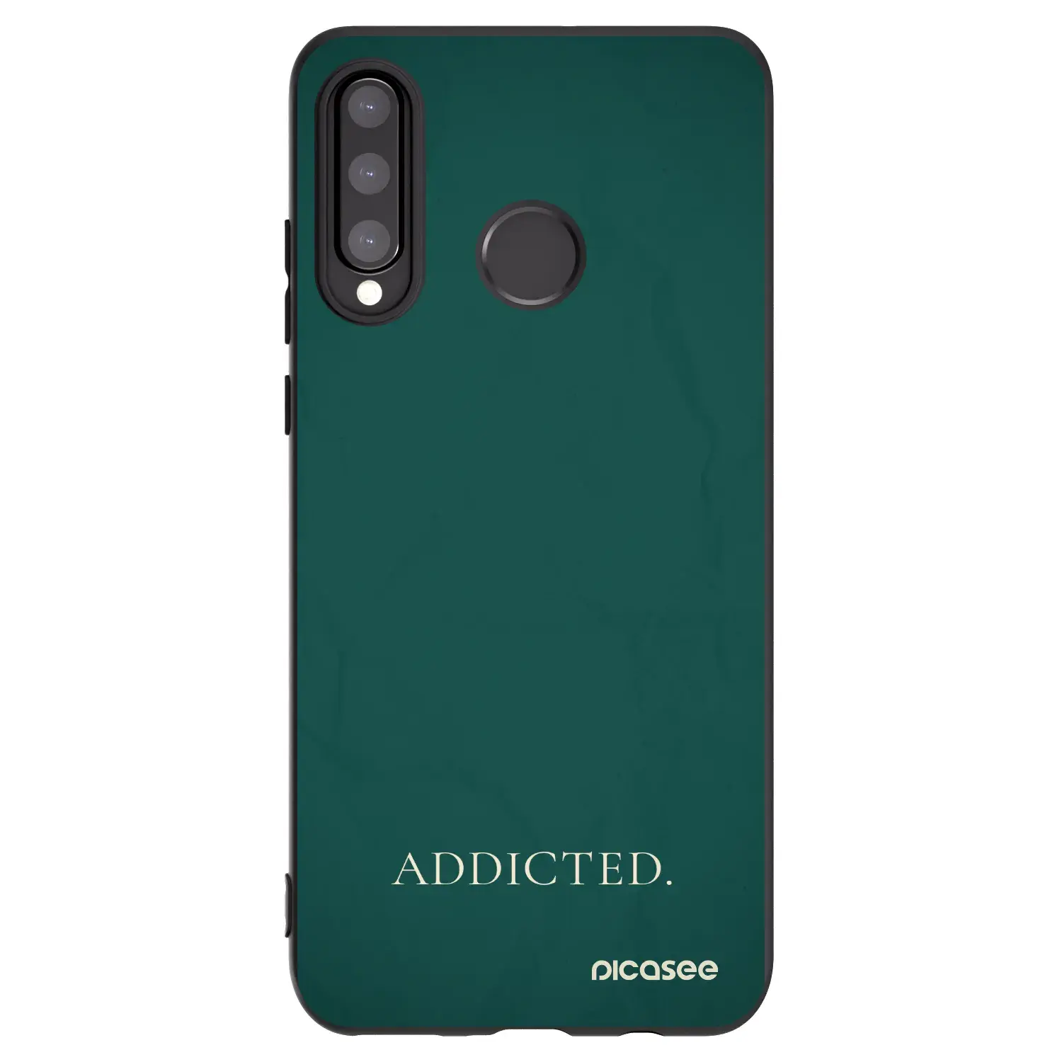 Silikonový černý obal pro Huawei P30 Lite - Addicted