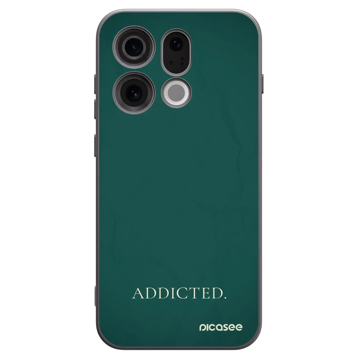 Silikonový černý obal pro OPPO Find X9 - Addicted