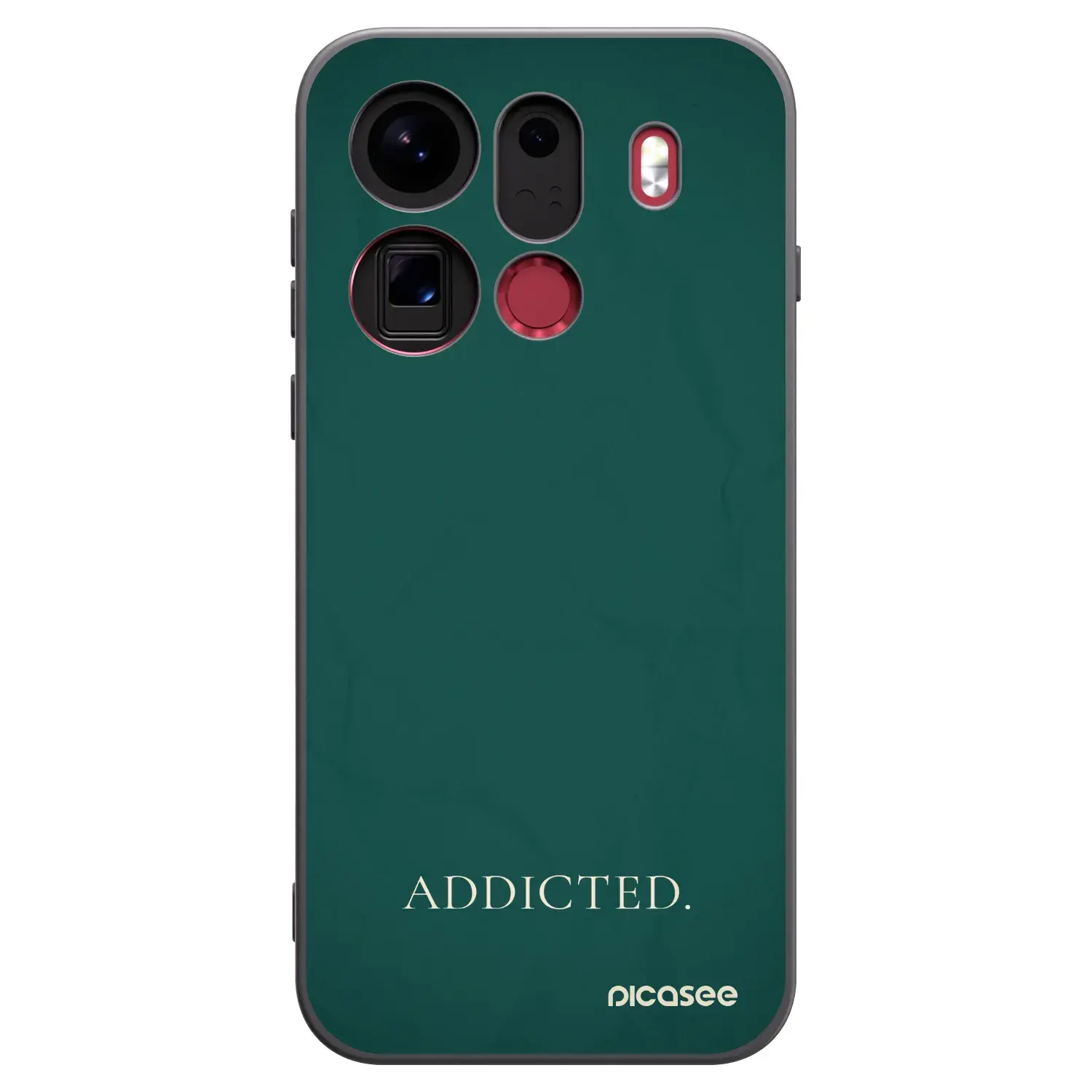 Silikonový černý obal pro OPPO Find X9 Pro - Addicted