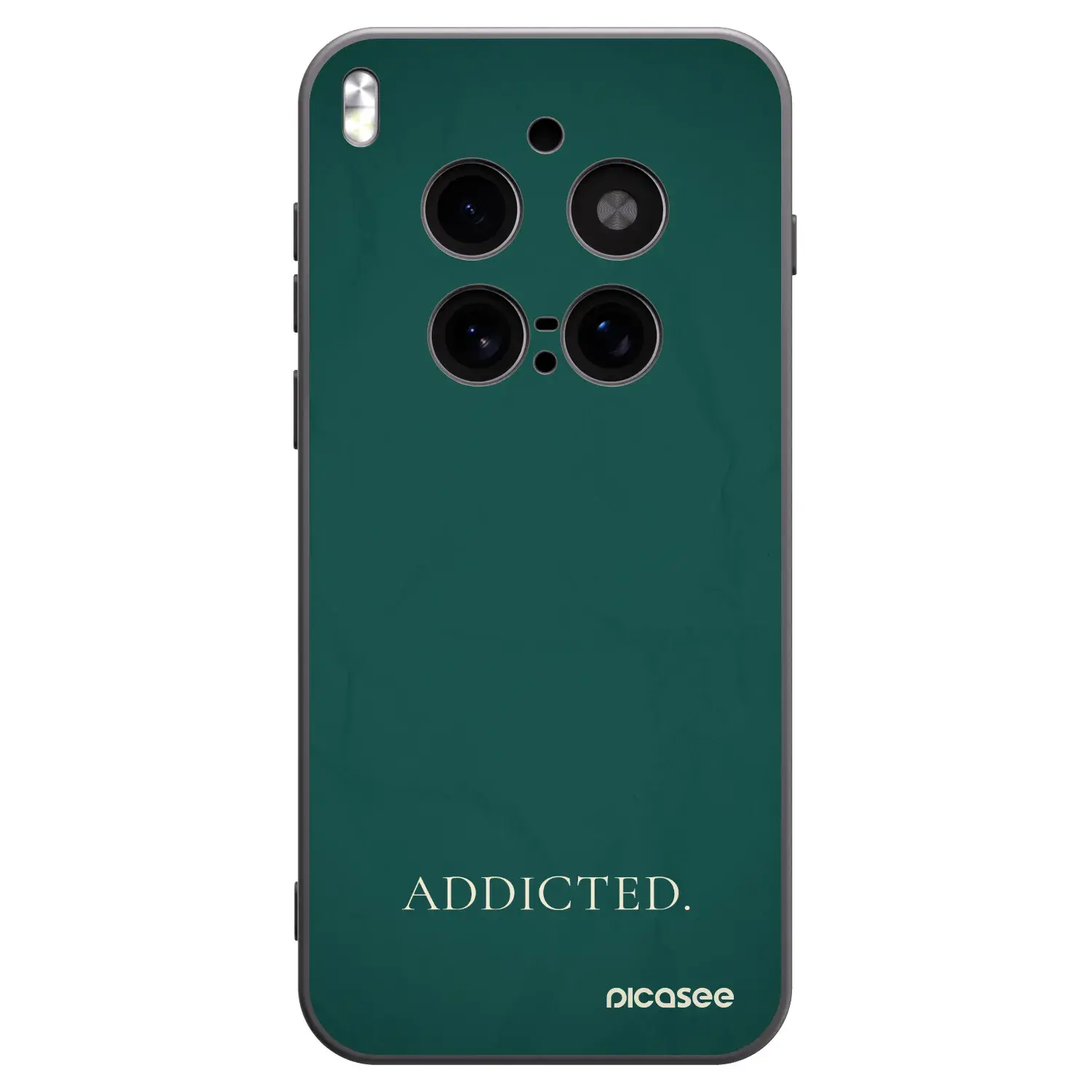 Silikonový černý obal pro Vivo X300 Pro - Addicted