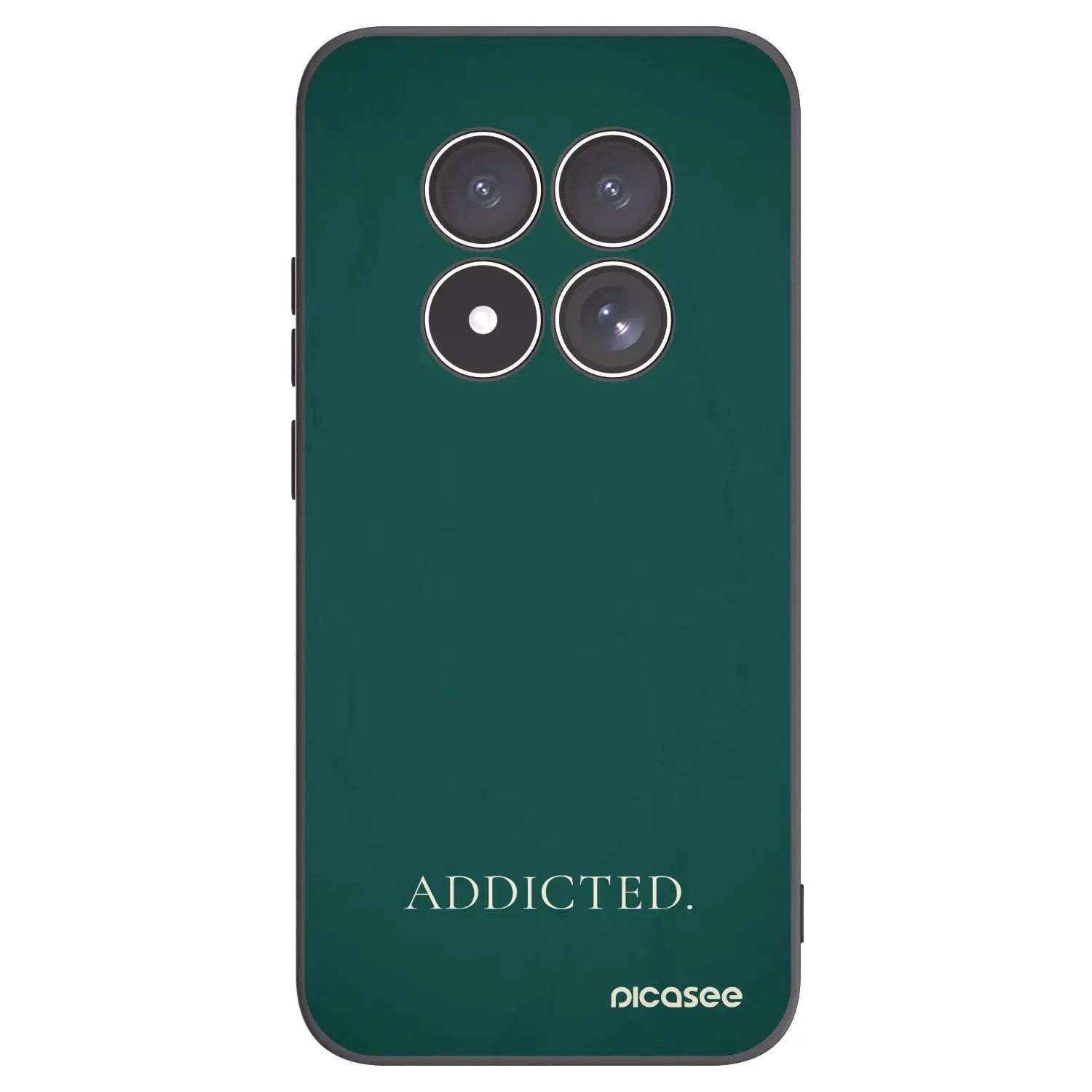 Silikonový černý obal pro Xiaomi Redmi Note 15 Pro 5G - Addicted