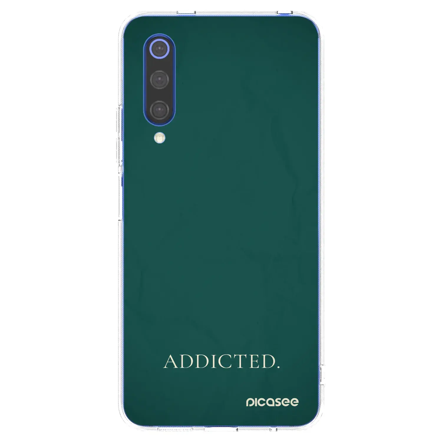Silikonový průhledný obal pro Xiaomi Mi 9 SE - Addicted
