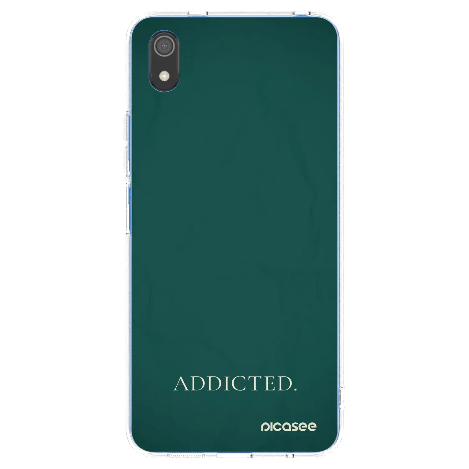 Silikonový průhledný obal pro Xiaomi Redmi 7A - Addicted