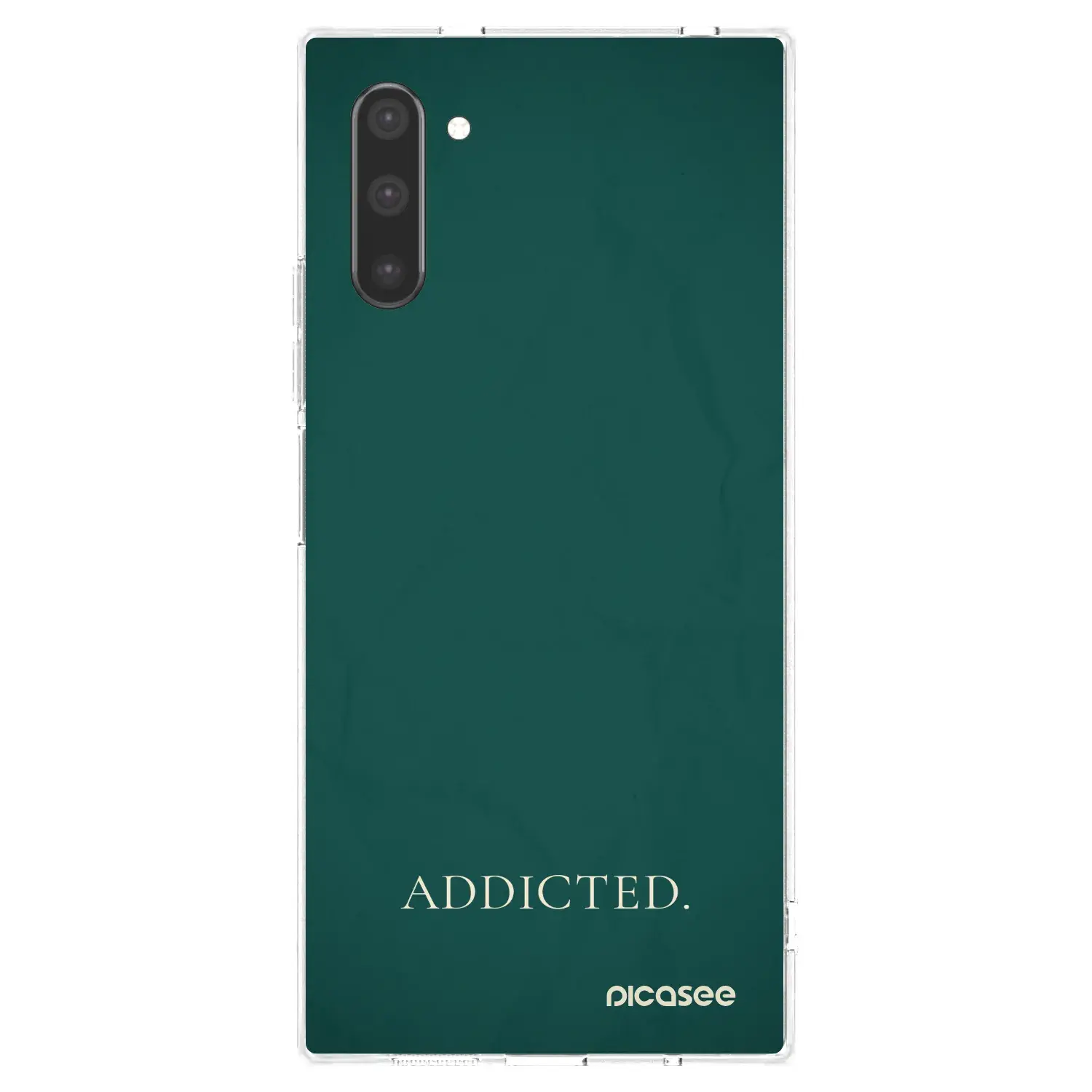 Silikonový průhledný obal pro Samsung Galaxy Note 10 N970F - Addicted