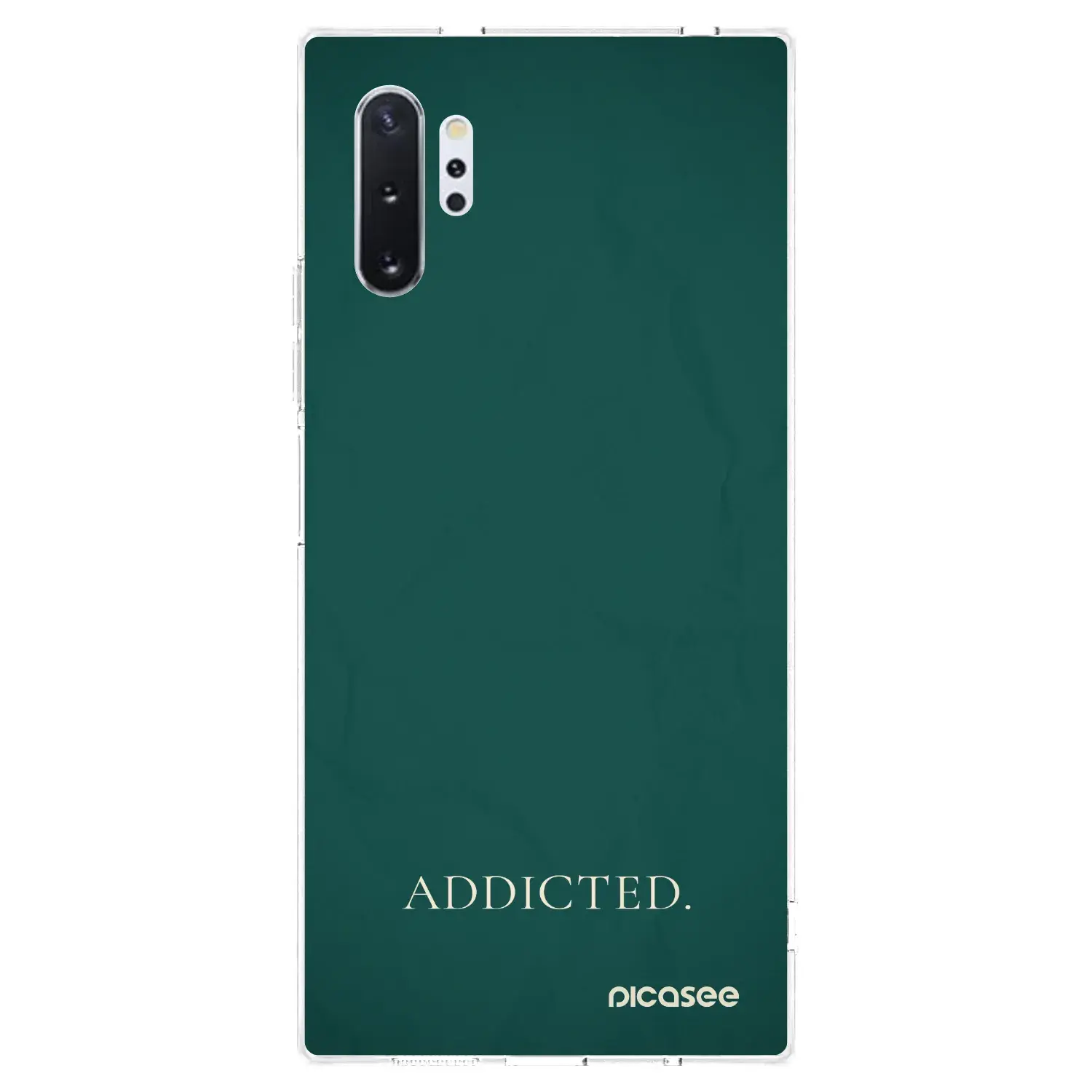 Silikonový průhledný obal pro Samsung Galaxy Note 10+ N975F - Addicted