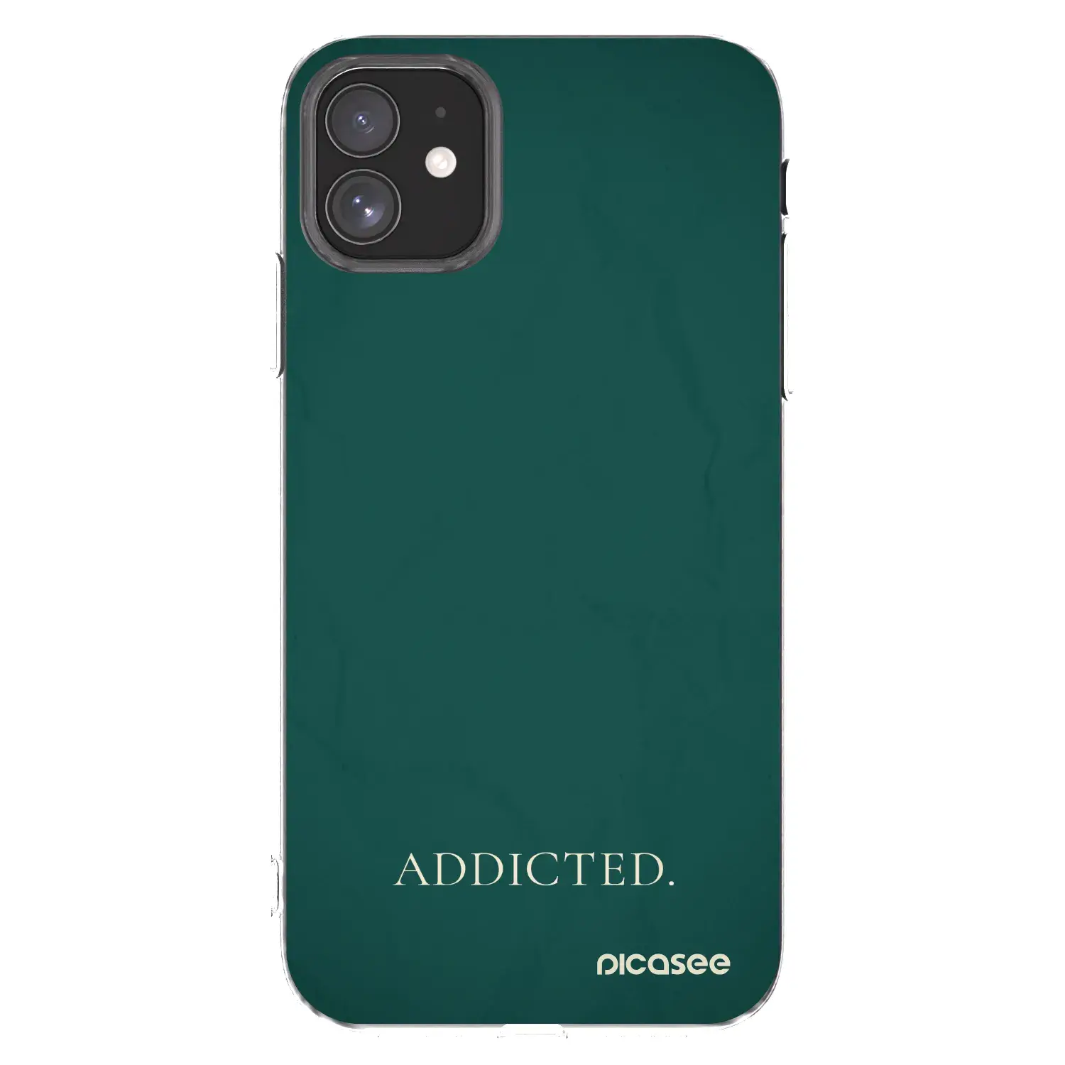 Silikonový průhledný obal pro Apple iPhone 11 - Addicted