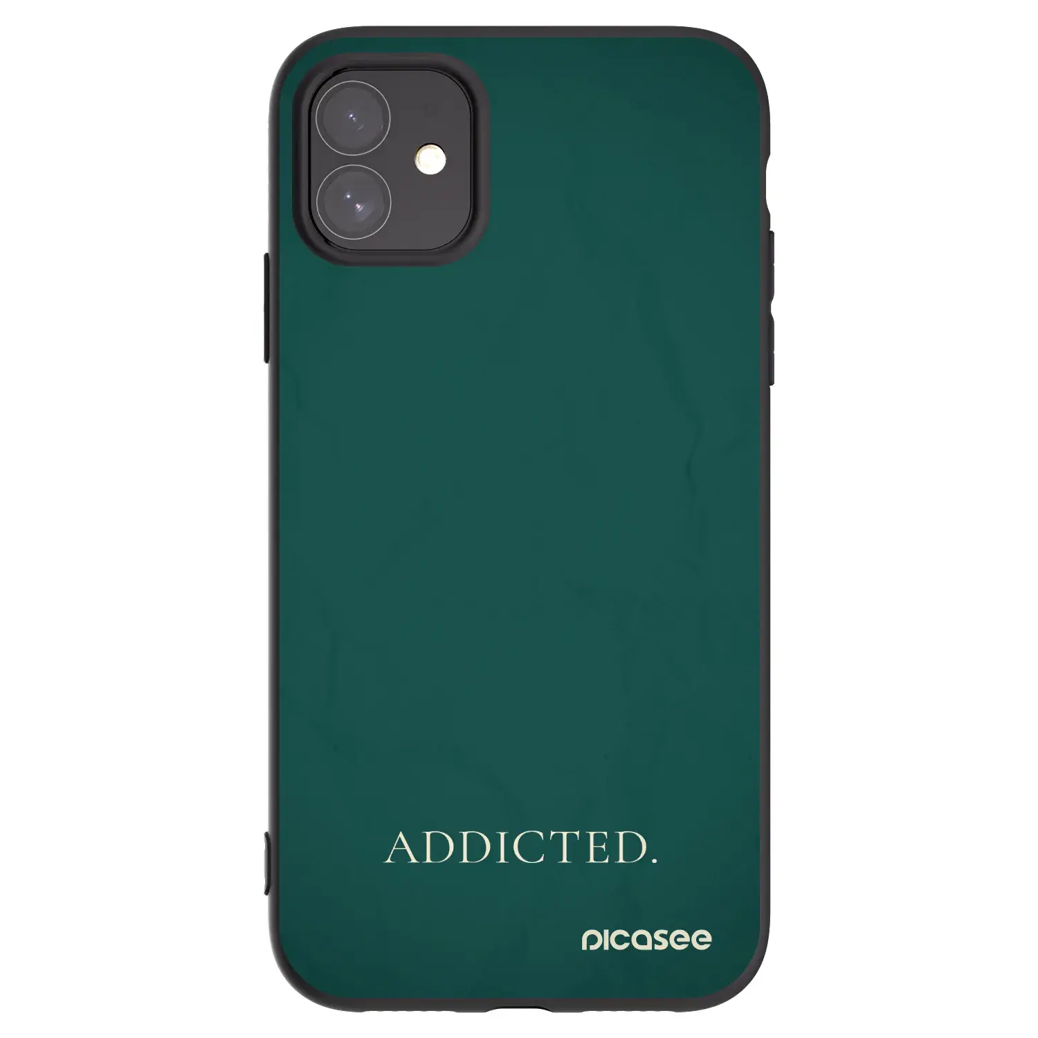 Silikonový černý obal pro Apple iPhone 11 - Addicted