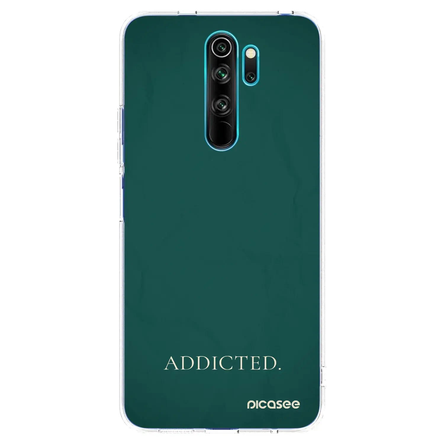 Silikonový průhledný obal pro Xiaomi Redmi Note 8 Pro - Addicted