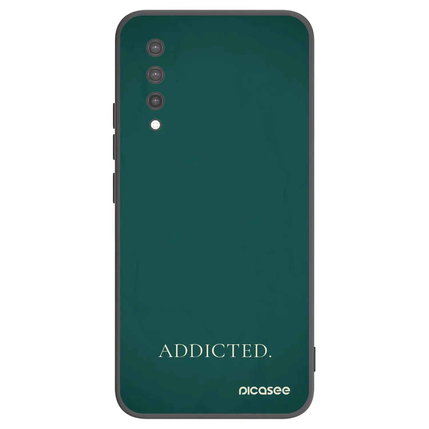 Silikonový černý obal pro Xiaomi Mi 9 Lite - Addicted