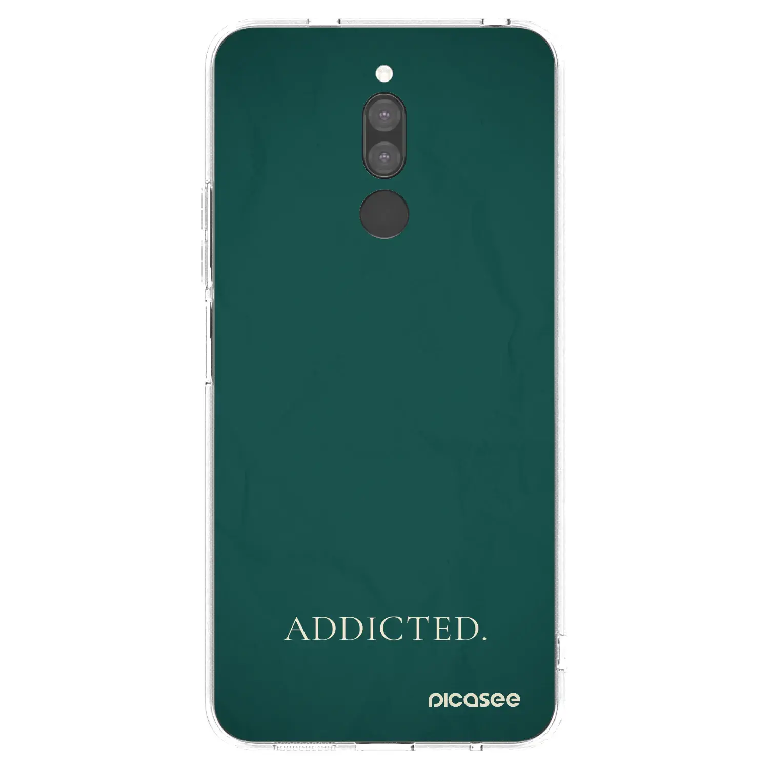 Silikonový průhledný obal pro Xiaomi Redmi 8 - Addicted
