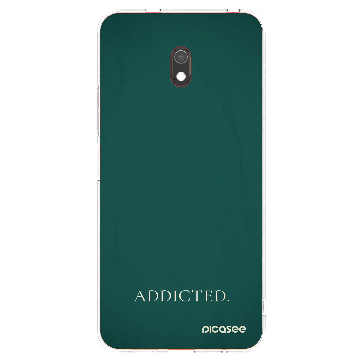 Silikonový průhledný obal pro Xiaomi Redmi 8A - Addicted