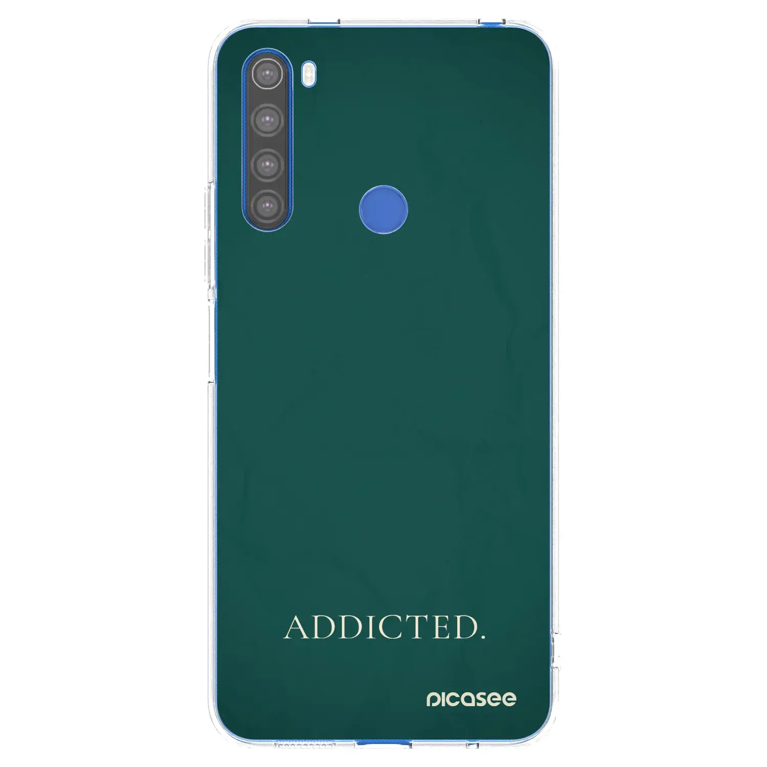 Silikonový průhledný obal pro Xiaomi Redmi Note 8T - Addicted