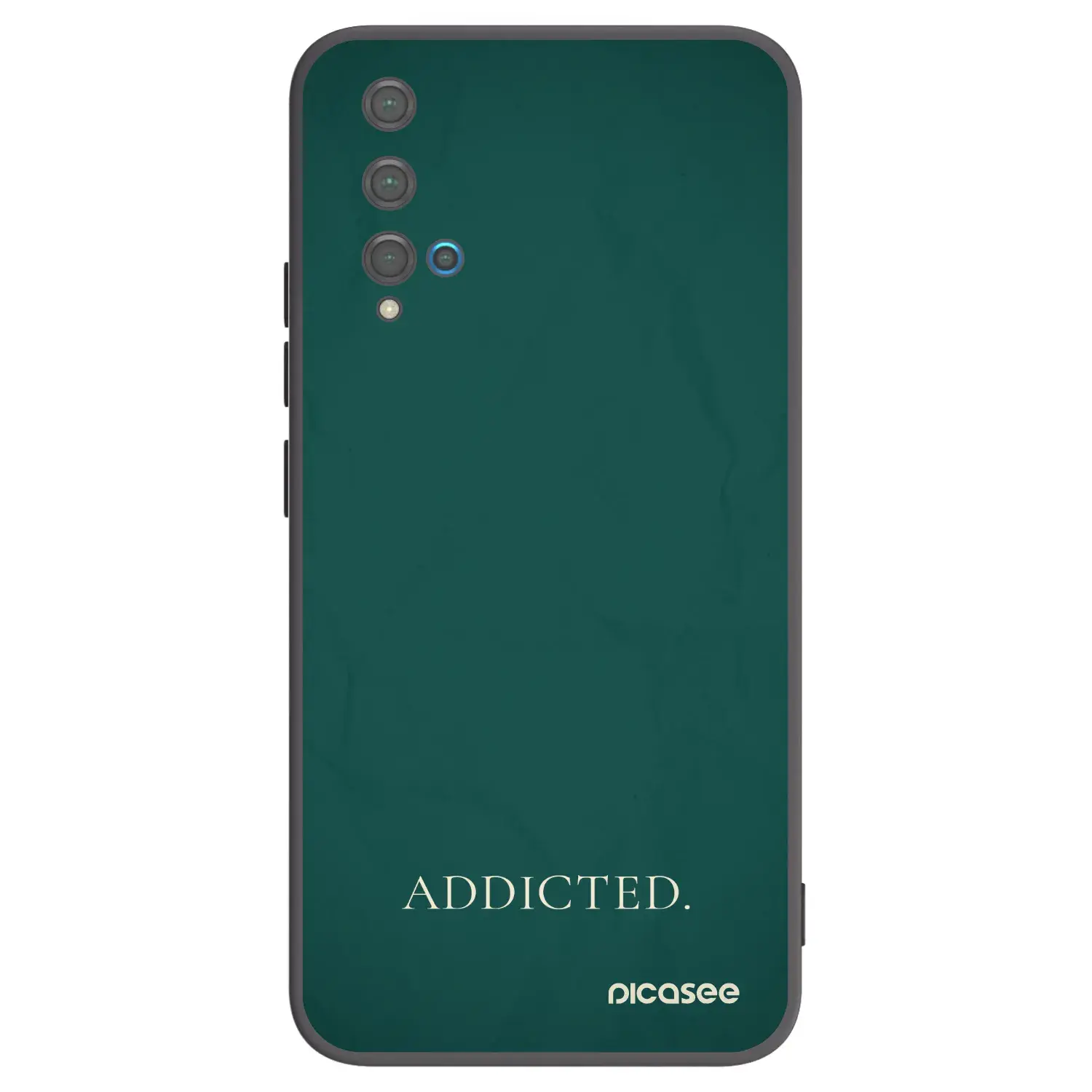 Silikonový černý obal pro Huawei Nova 5T - Addicted