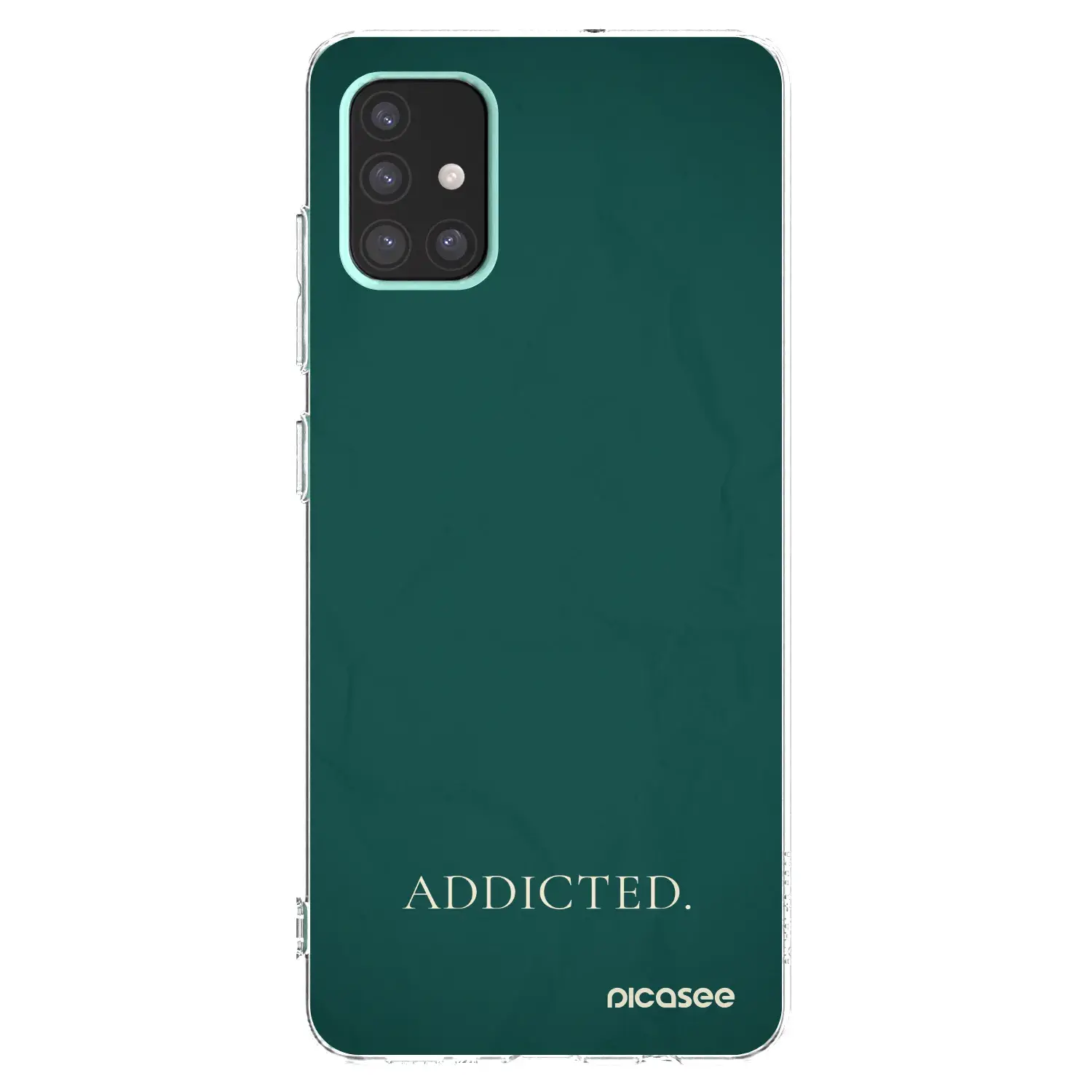 Silikonový průhledný obal pro Samsung Galaxy A51 A515F - Addicted