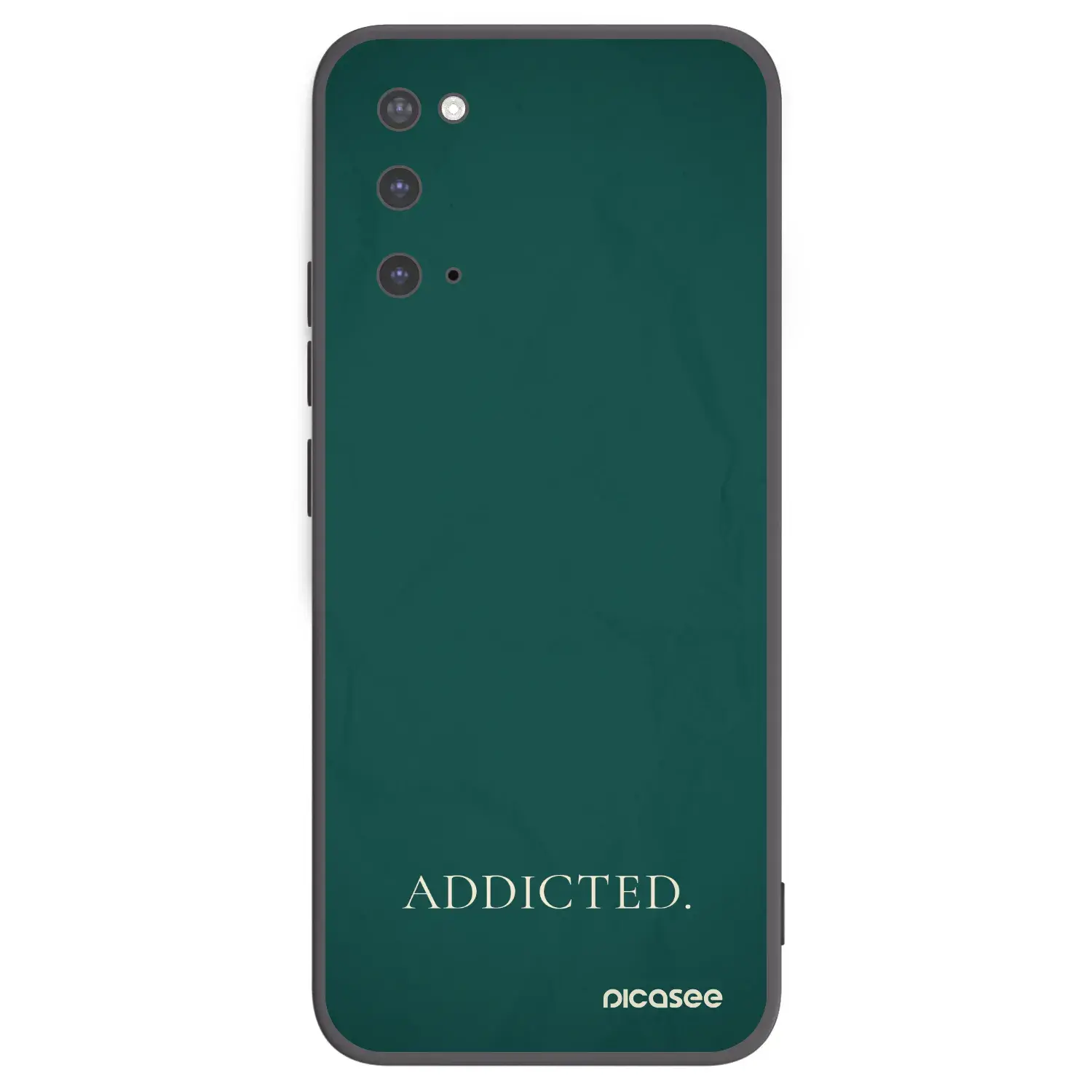 Silikonový černý obal pro Samsung Galaxy S20 G980F - Addicted