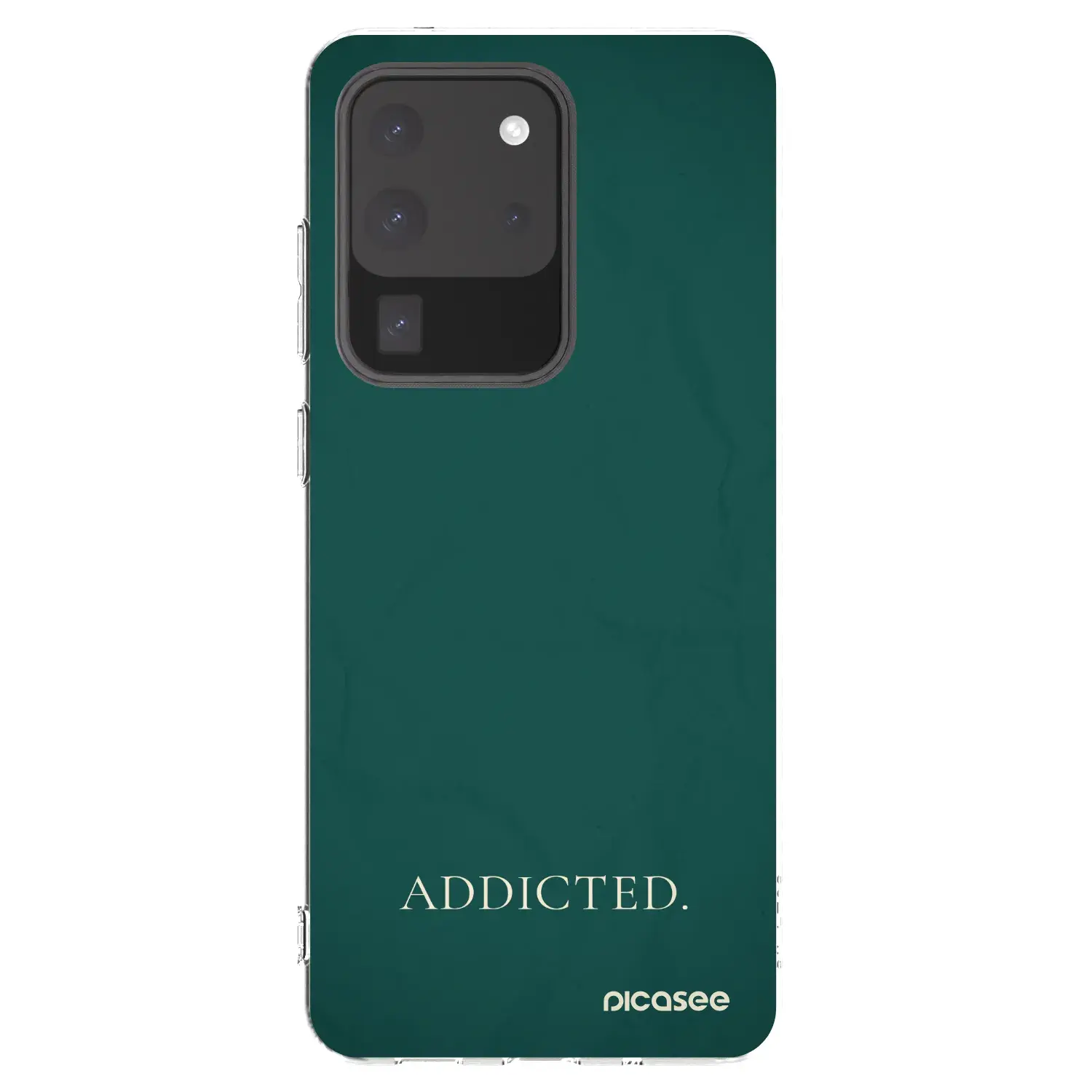 Silikonový průhledný obal pro Samsung Galaxy S20 Ultra 5G G988F - Addicted