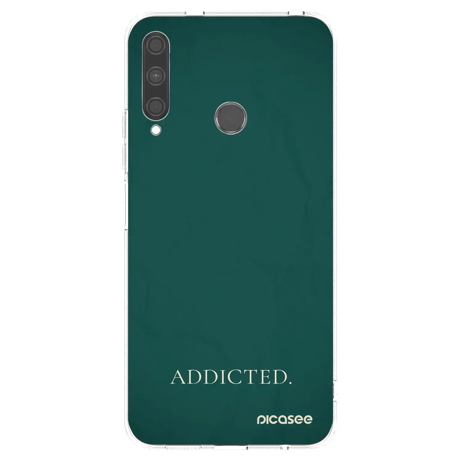Silikonový průhledný obal pro Huawei P40 Lite E - Addicted