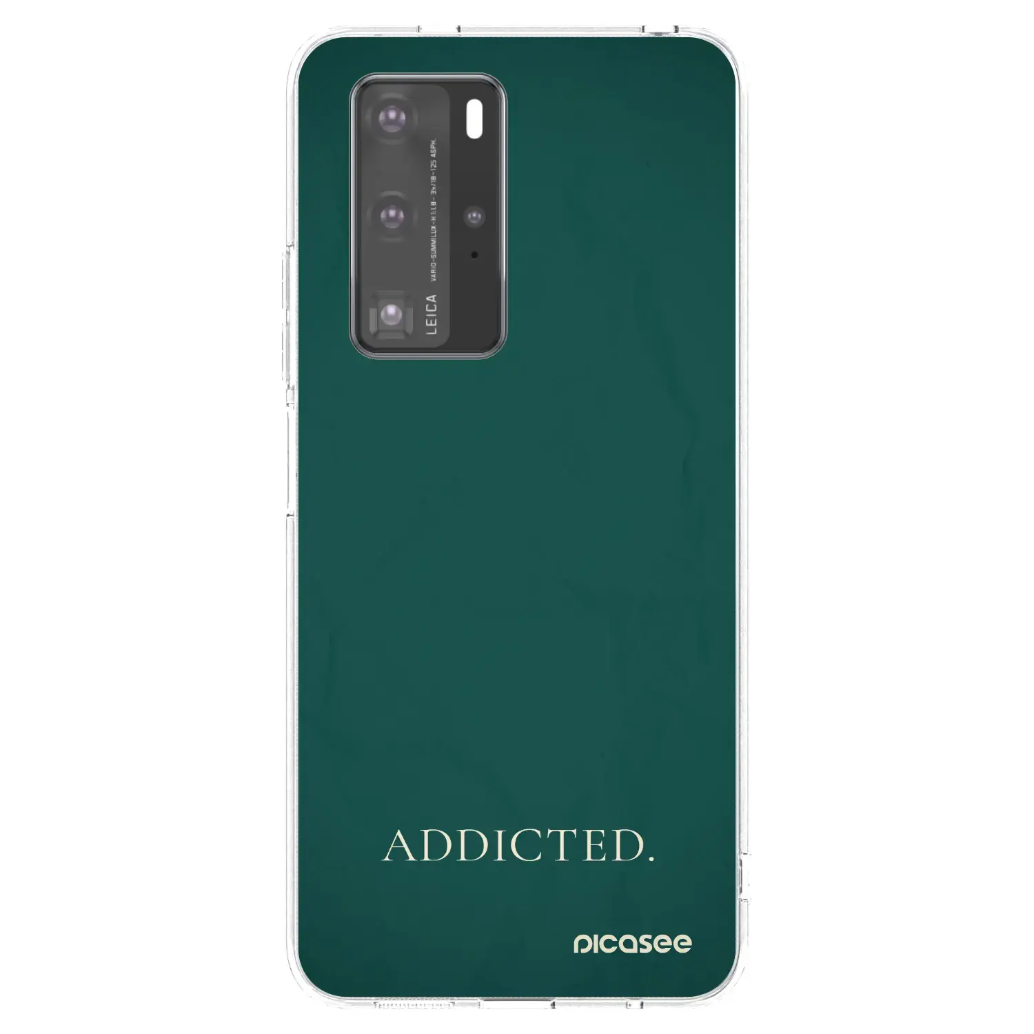 Silikonový průhledný obal pro Huawei P40 Pro - Addicted