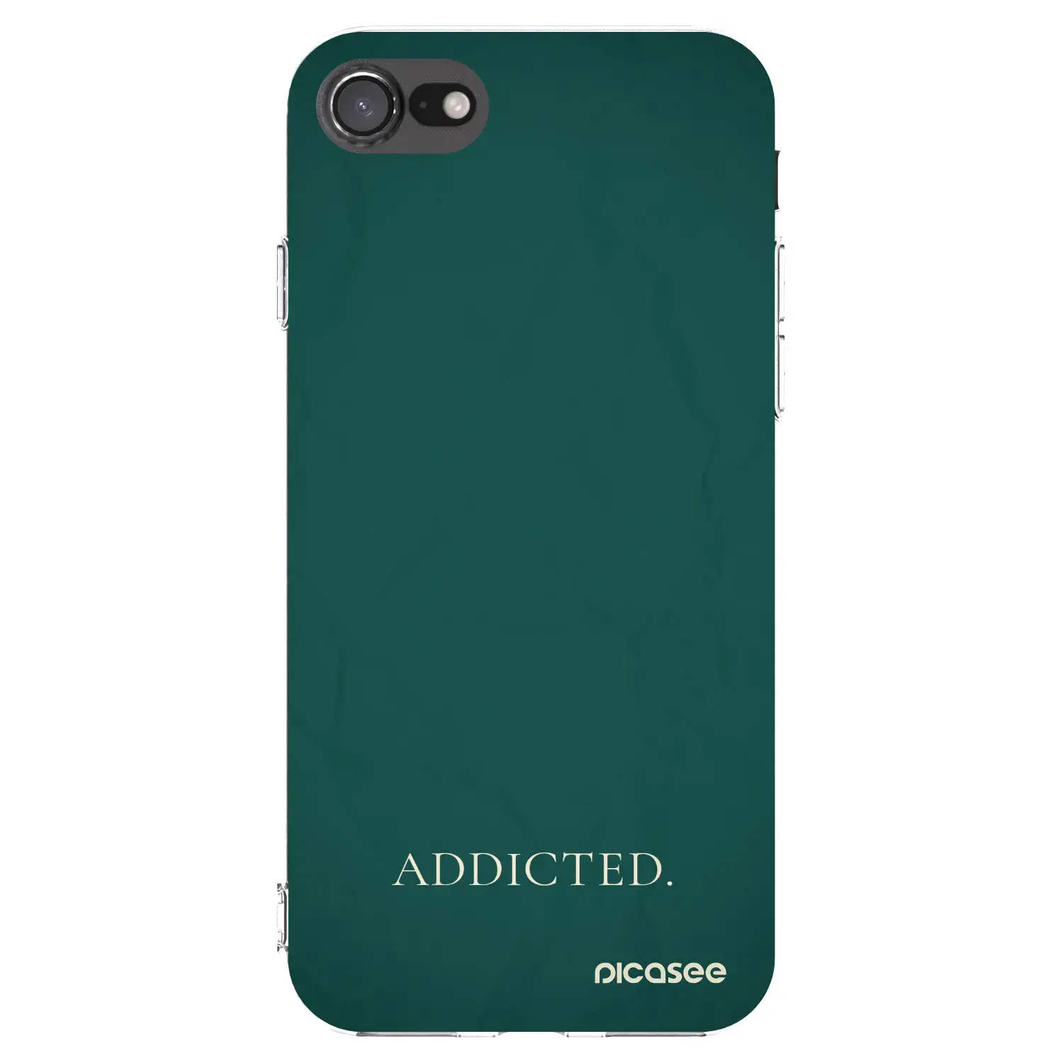 Silikonový průhledný obal pro Apple iPhone SE 2020 - Addicted