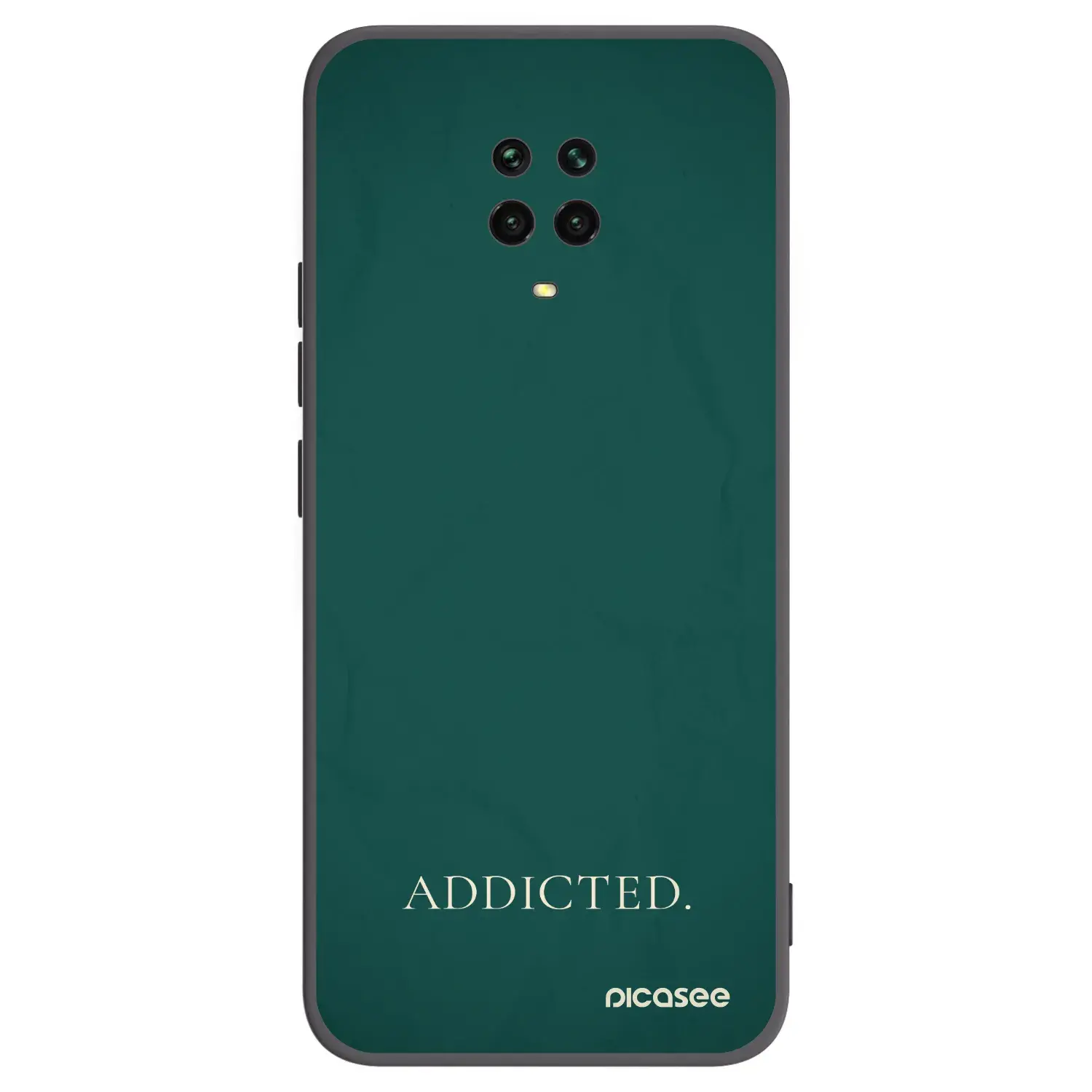 Silikonový černý obal pro Xiaomi Redmi Note 9 Pro - Addicted