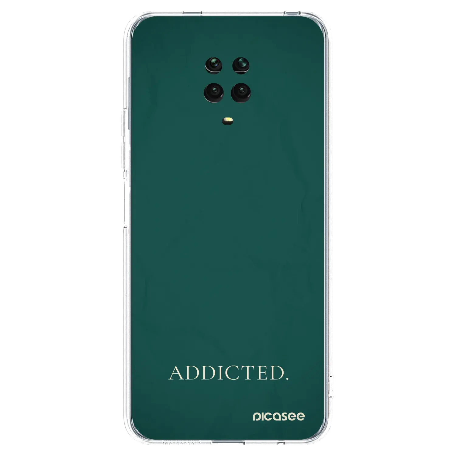 Silikonový průhledný obal pro Xiaomi Redmi Note 9S - Addicted