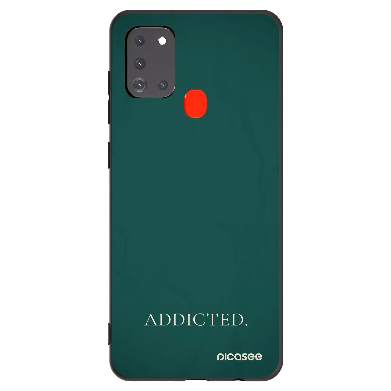Silikonový černý obal pro Samsung Galaxy A21s - Addicted