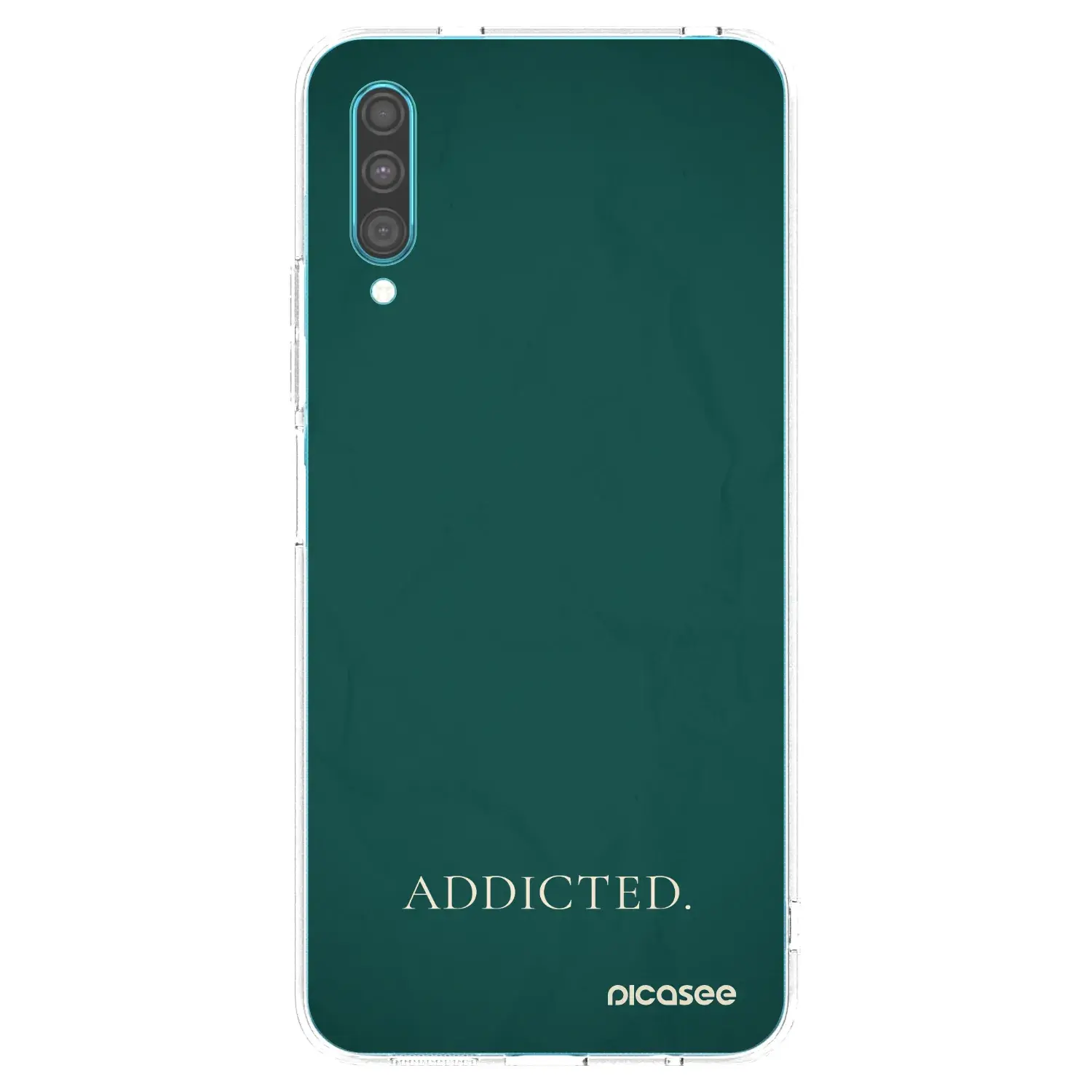Silikonový průhledný obal pro Samsung Galaxy A30s A307F - Addicted
