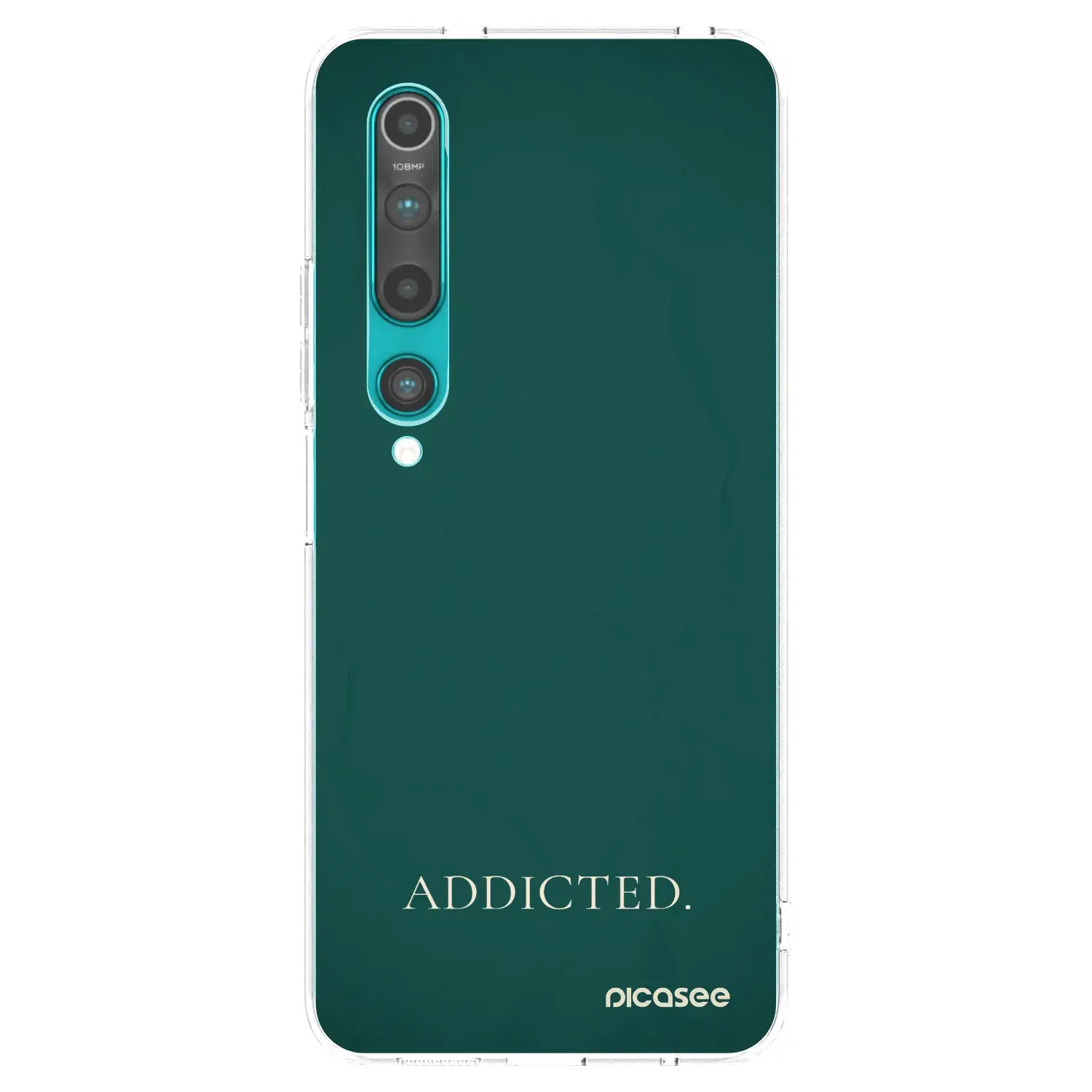 Silikonový průhledný obal pro Xiaomi Mi 10 - Addicted