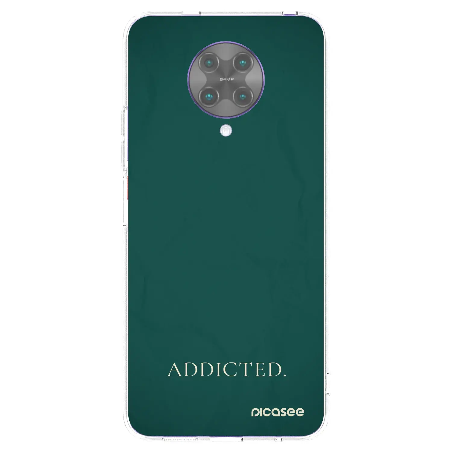 Silikonový průhledný obal pro Xiaomi Poco F2 Pro - Addicted