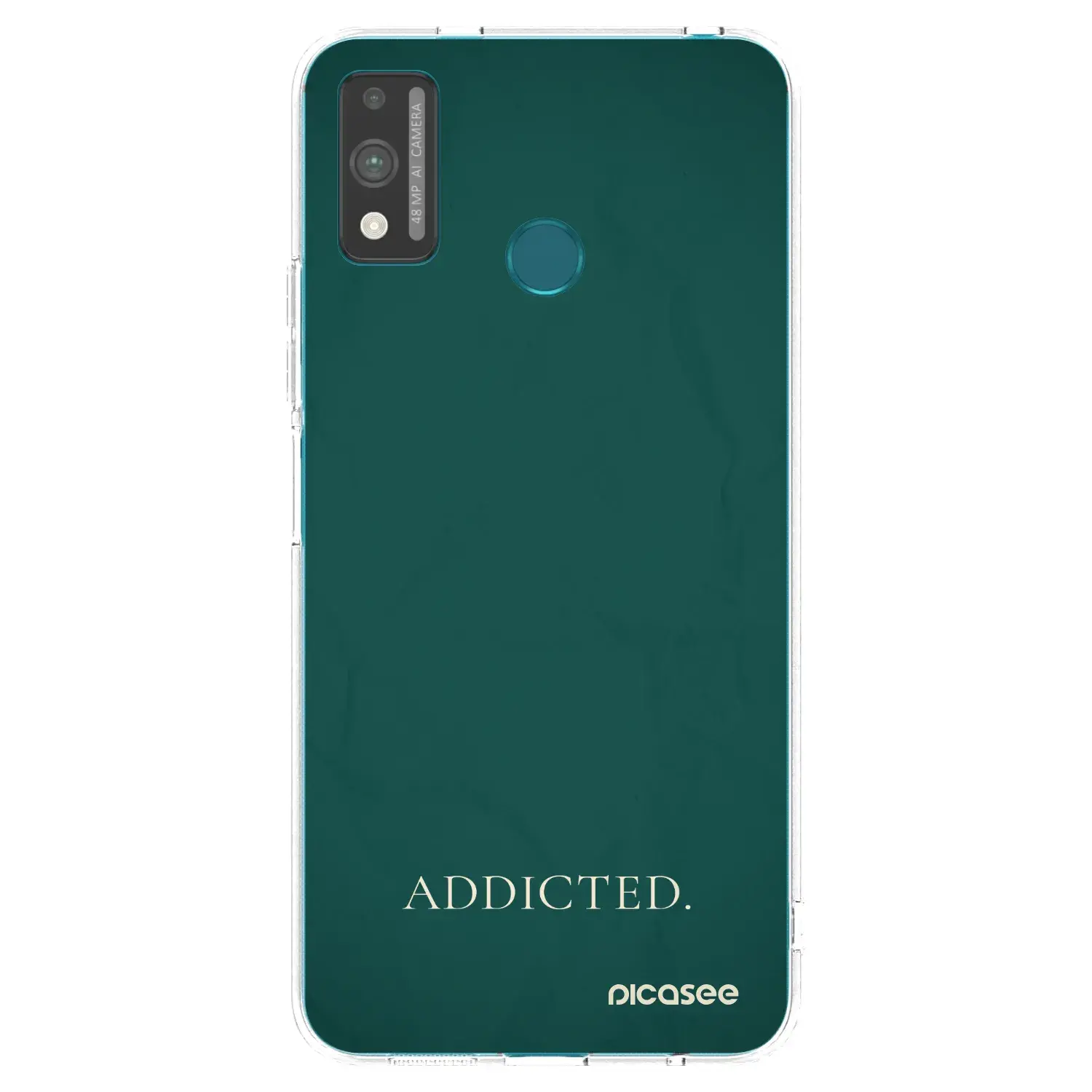 Silikonový průhledný obal pro Honor 9X Lite - Addicted