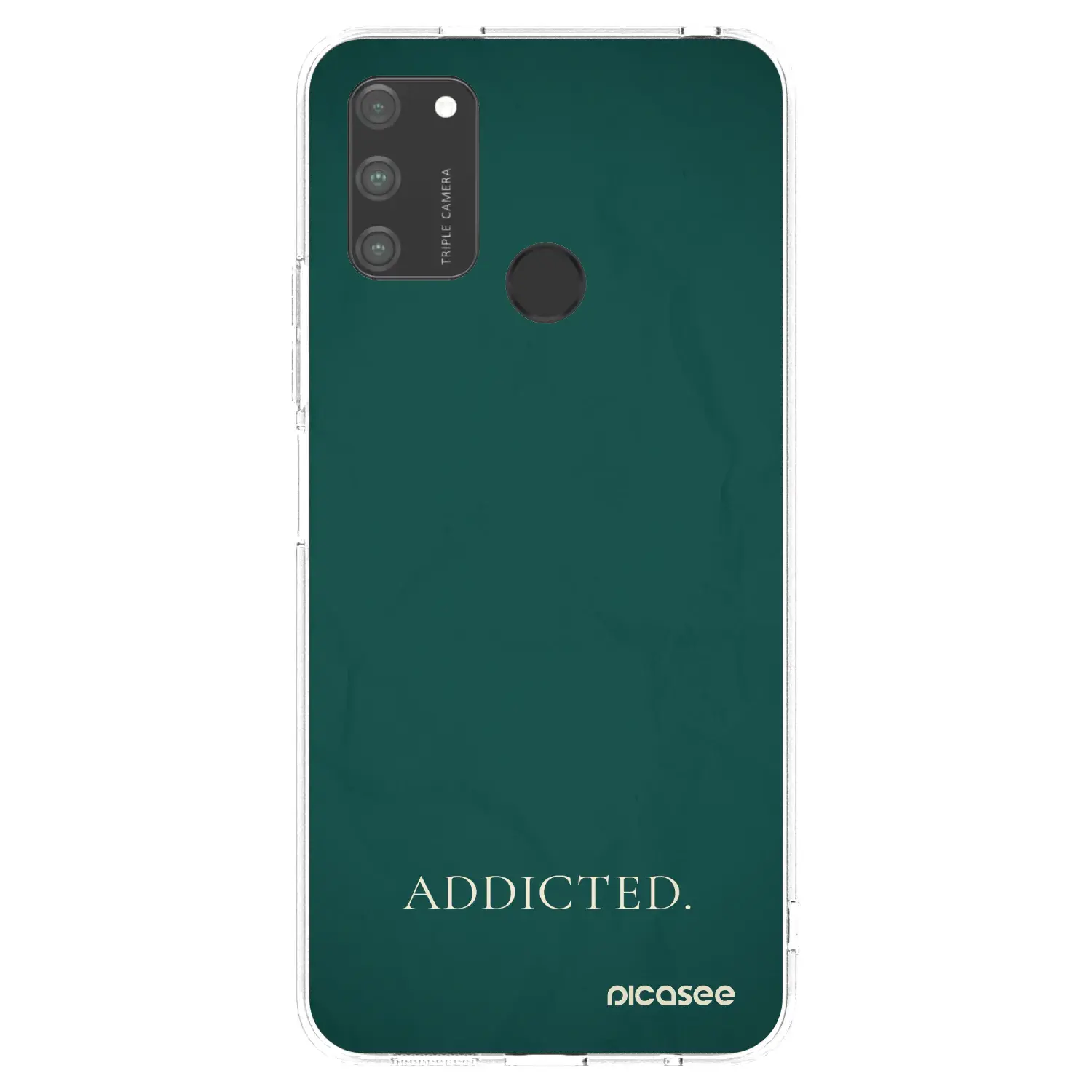 Silikonový průhledný obal pro Honor 9A - Addicted