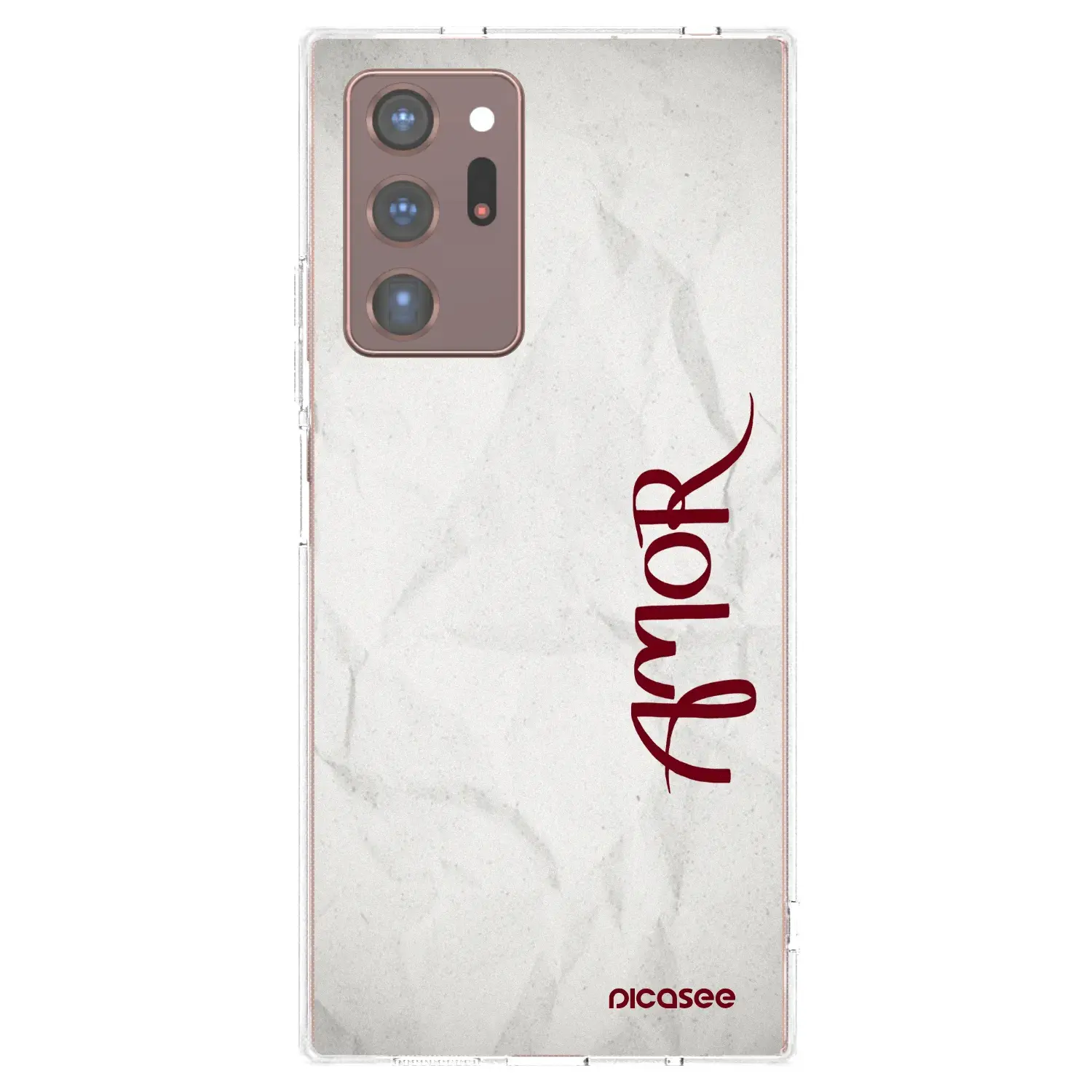 Silikonový průhledný obal pro Samsung Galaxy Note 20 Ultra - Amor