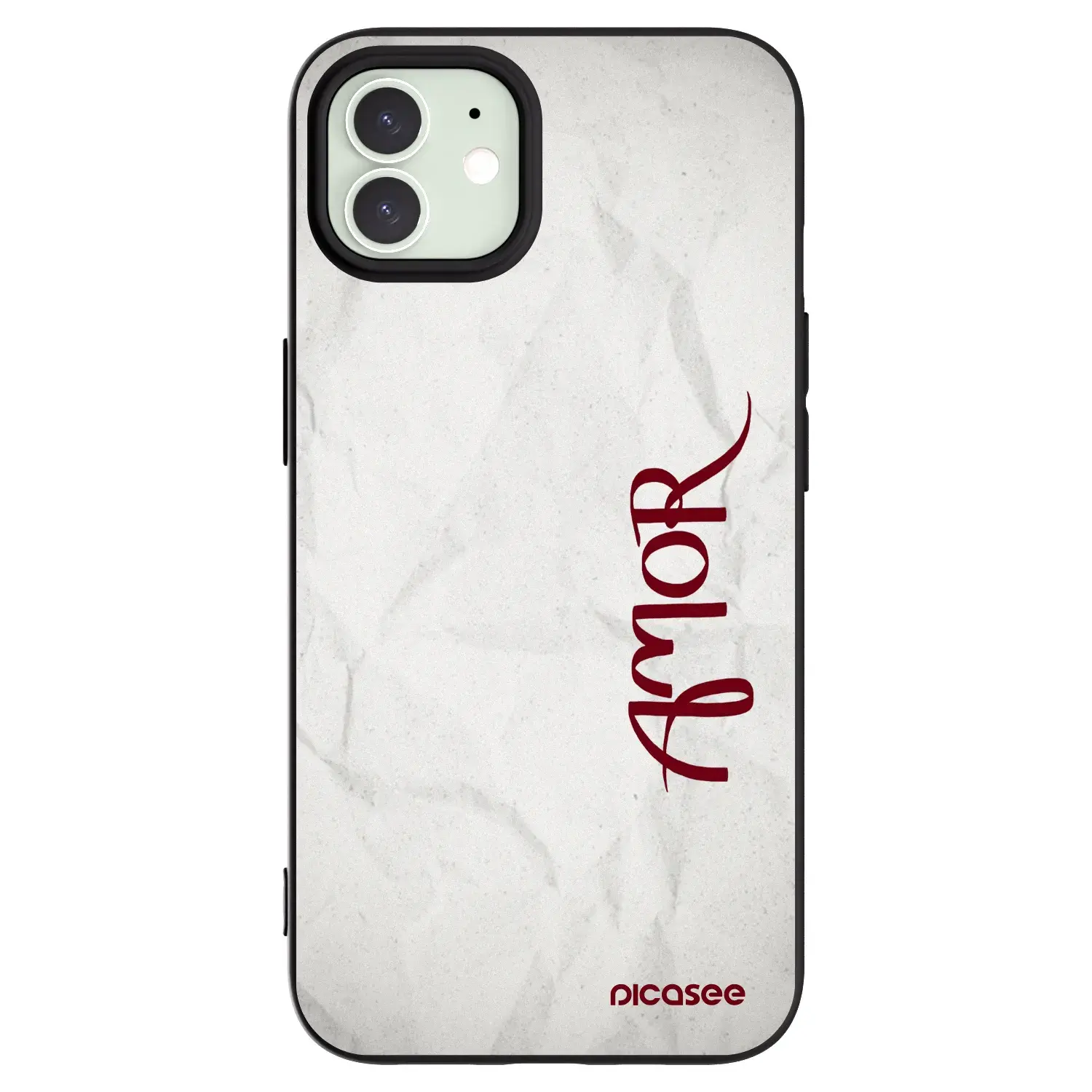 Silikonový černý obal pro Apple iPhone 12 - Amor