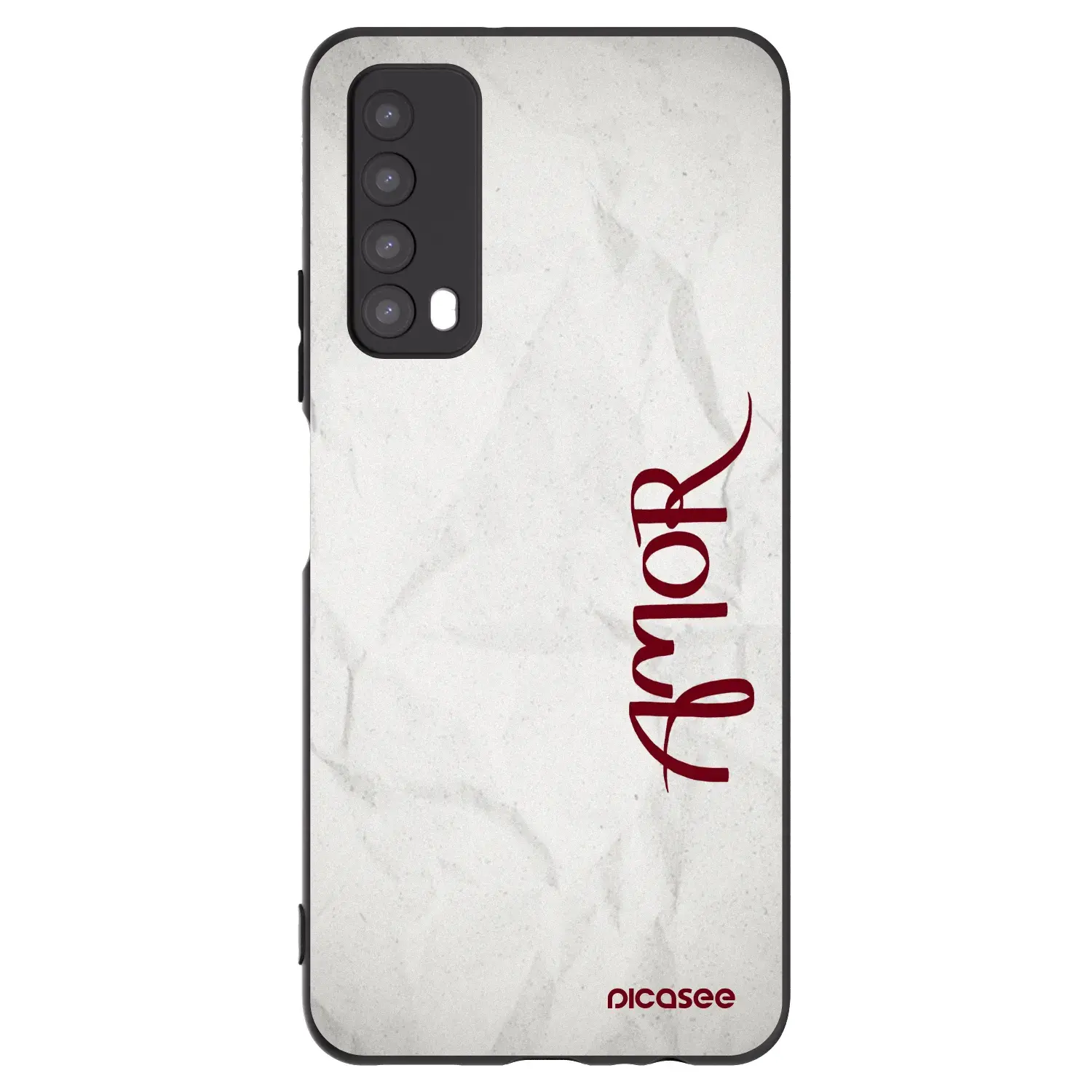 Silikonový černý obal pro Huawei P Smart 2021 - Amor