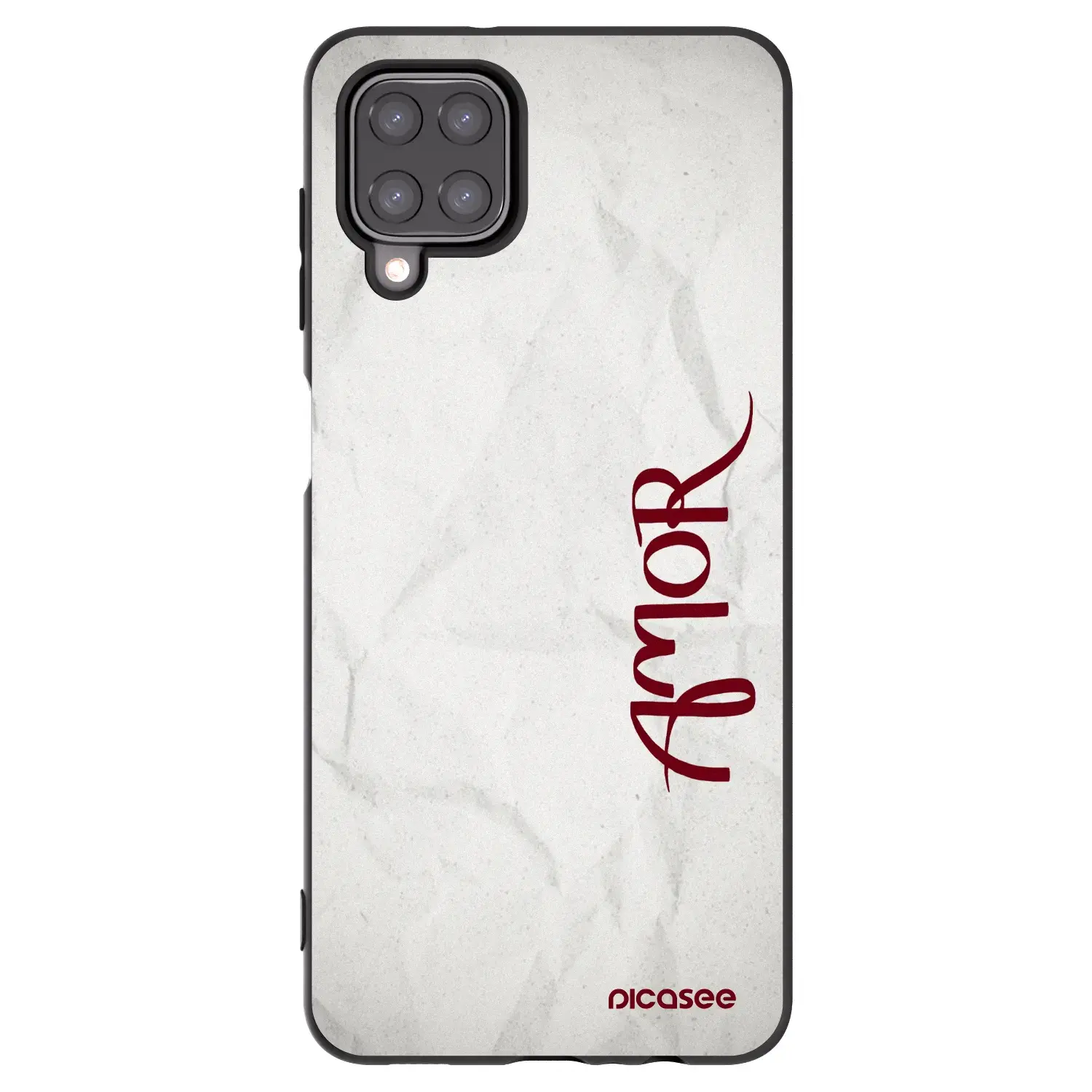 Silikonový černý obal pro Samsung Galaxy A12 A125F - Amor