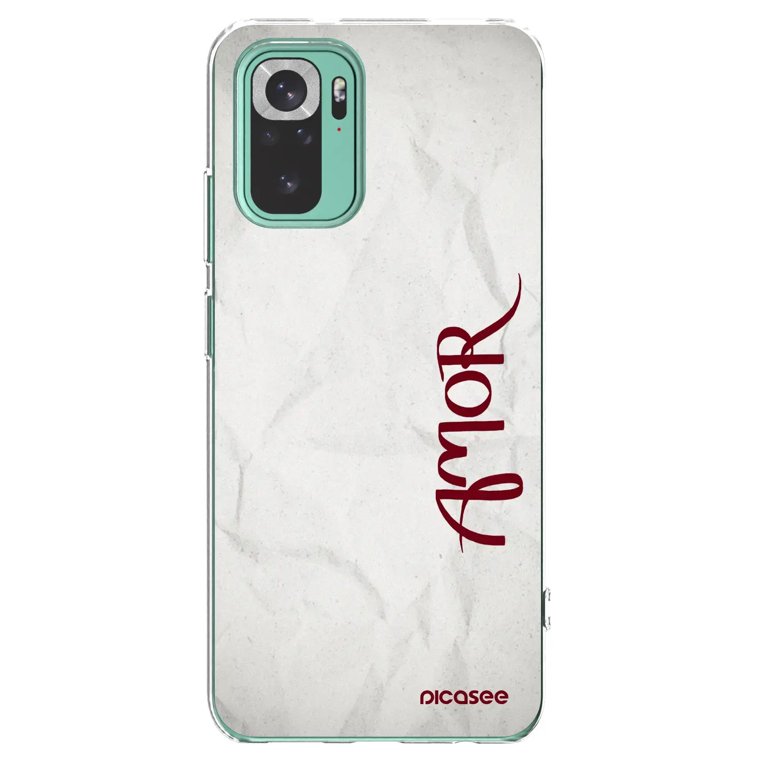 Silikonový průhledný obal pro Xiaomi Redmi Note 10 Pro - Amor